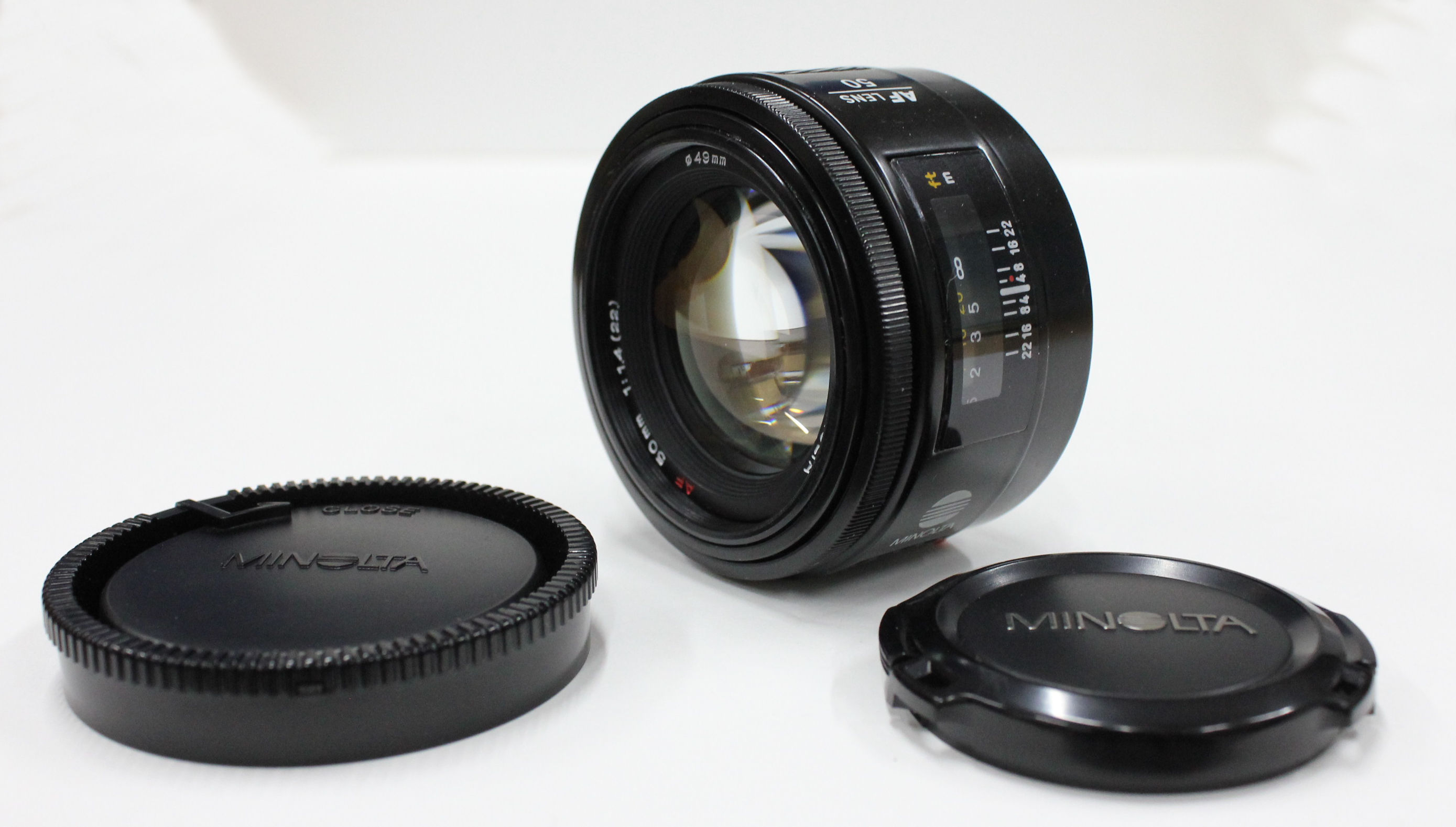 Japan Used Camera Shop | [Mint] Minolta AF 50mm F/1.4 MF Lens Sony A Mount from Japan