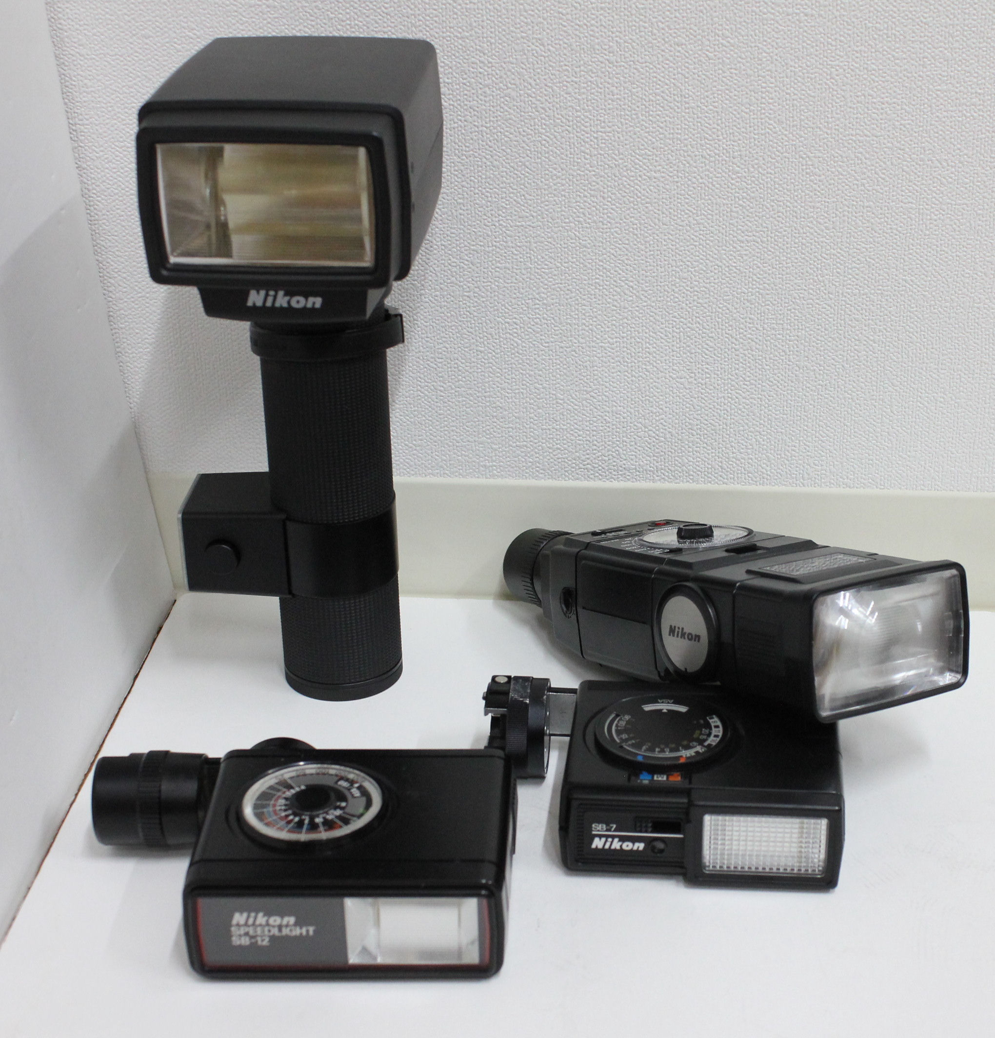Japan Used Camera Shop | Nikon Speedlight SB-5 SB-7 SB-12 SB-16 as is SET
