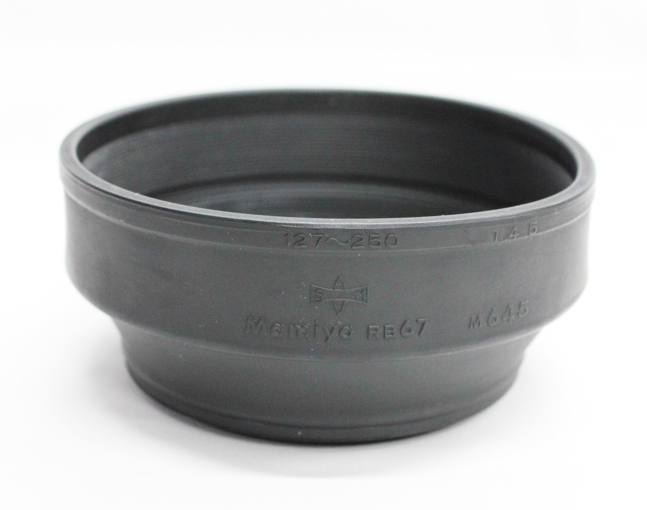 Japan Used Camera Shop | [N.Mint] Mamiya Rubber Lens Hood 127-250 for RB67 M645 77mm from Japan