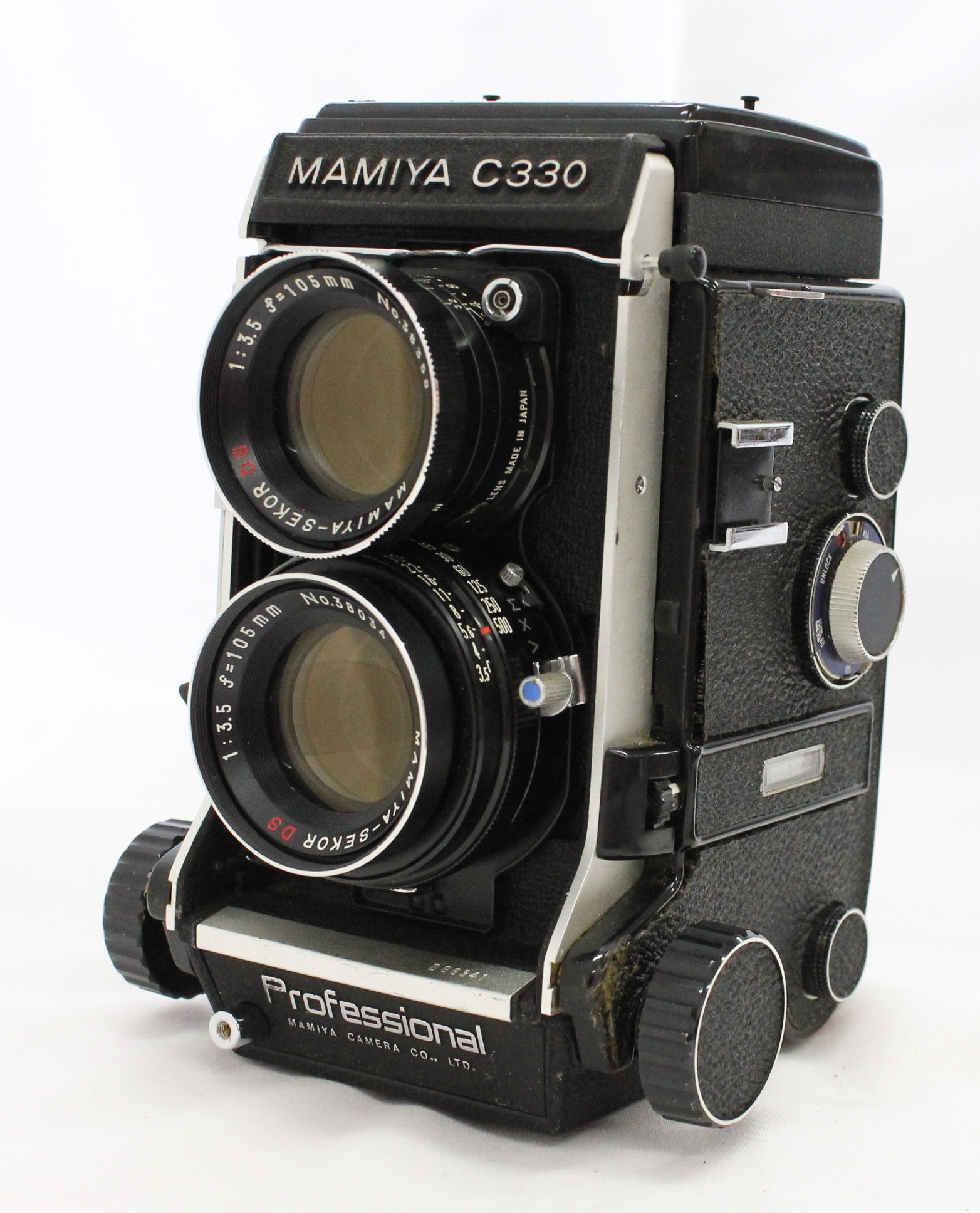 Japan Used Camera Shop | [Exc+++++] Mamiya C330 Professional Camera with Mamiya-Sekor DS 105mm F3.5 Blue Dot Lens from Japan
