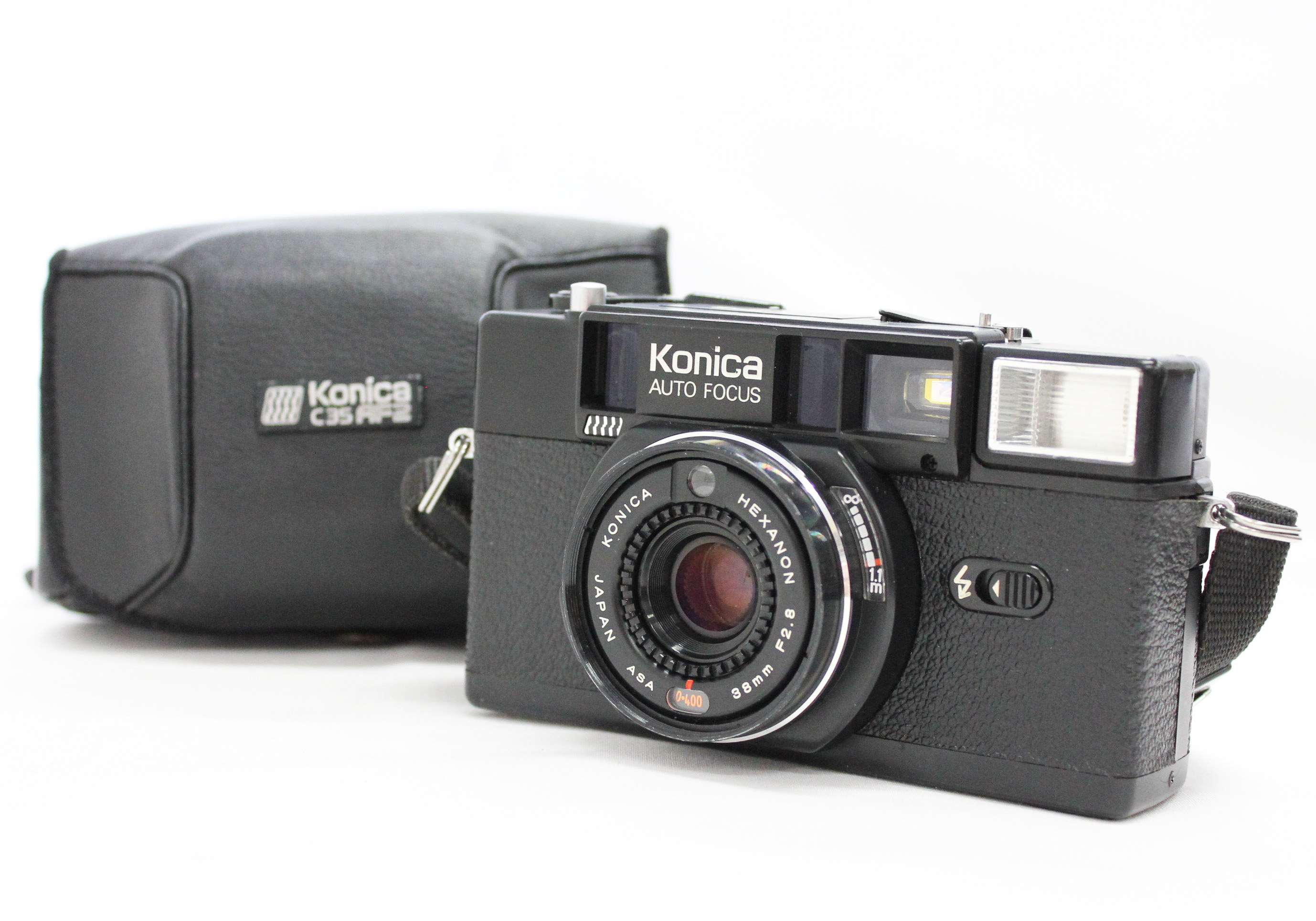 [Exc+++++] Konica C35 AF2 35mm Film Camera Hexanon 38mm F/2.8 from Japan
