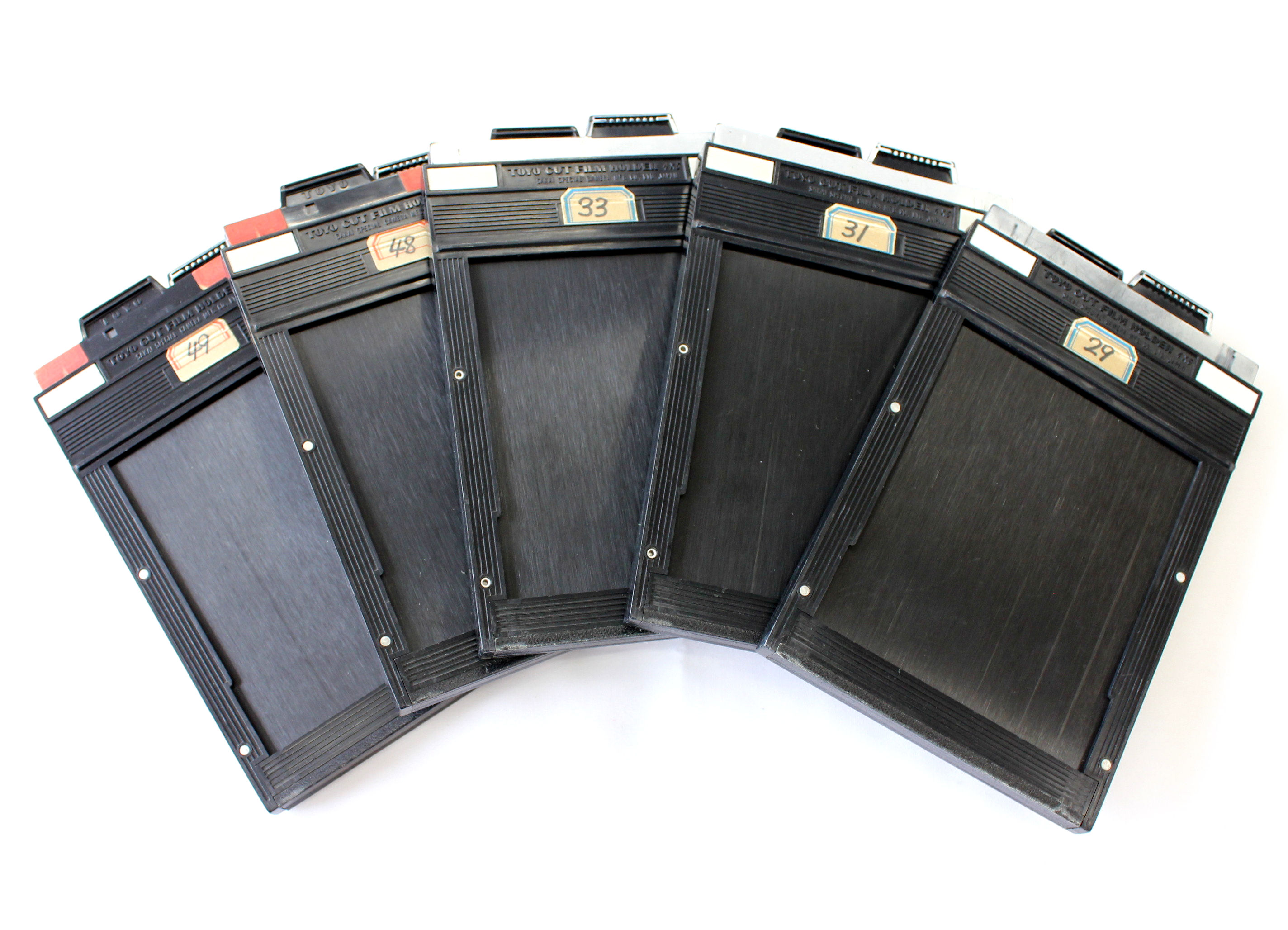 Toyo 4x5 Cut Film Holder Lot of 5 from Japan