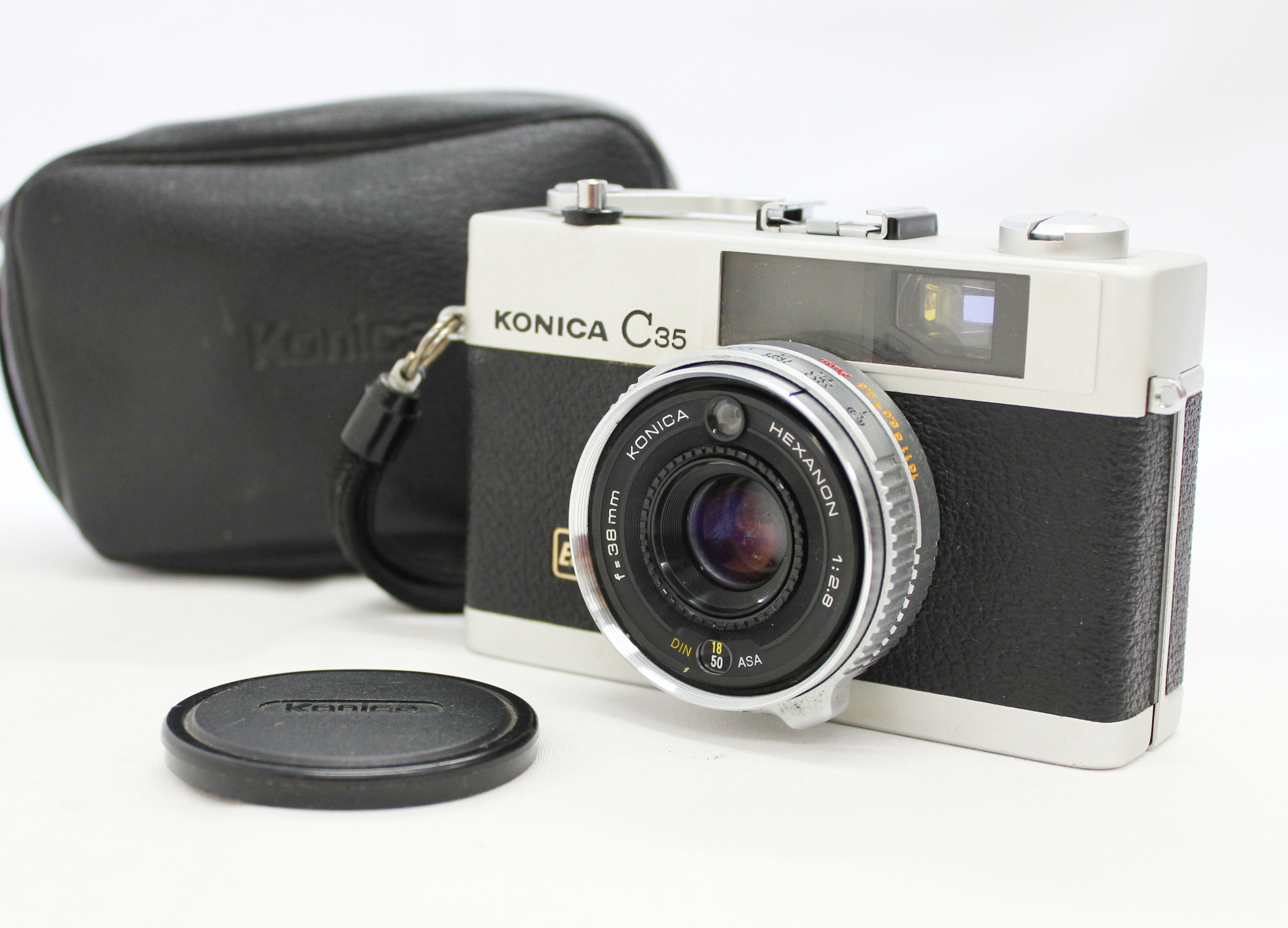 [Exc++++] Konica C35 E&L Hexanon 38mm F/2.8 Rangefinder Film Camera from Japan