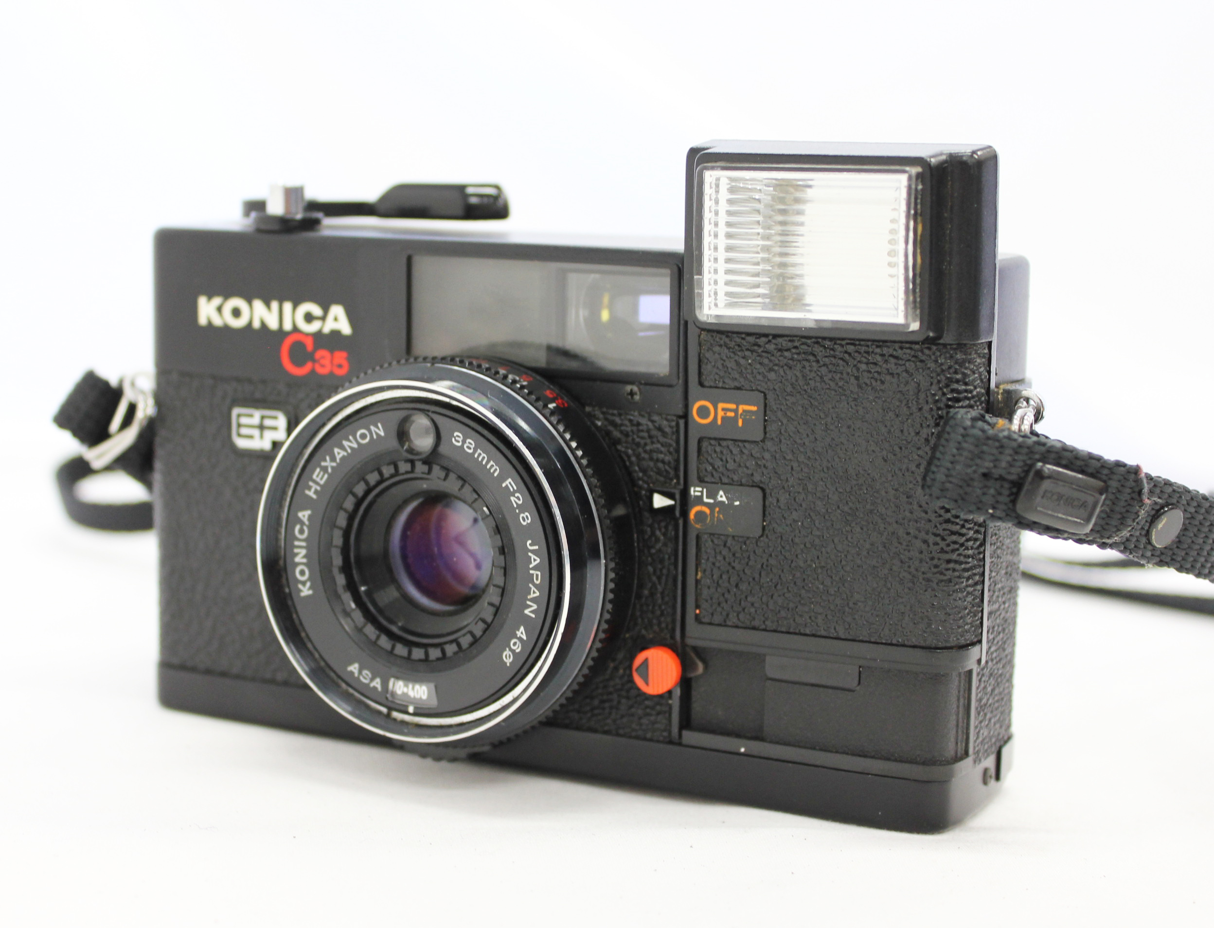 Japan Used Camera Shop | [Excellent+++++] Konica C35 EF Black Point & Shoot 35mm Film Camera from Japan