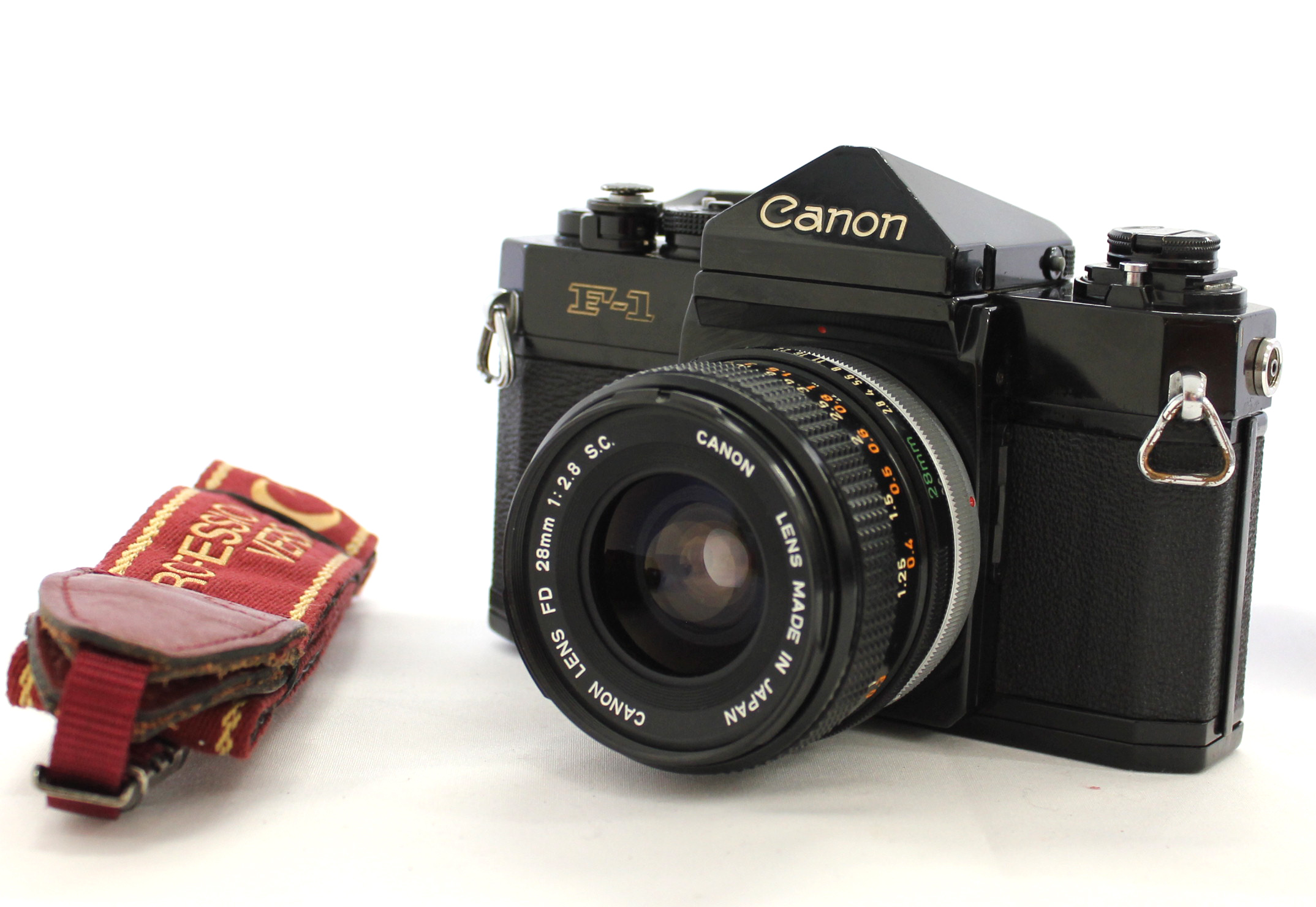 Japan Used Camera Shop | [Excellent++++] Canon F-1 Late Model 35mm SLR Film Camera with FD 28mm F/2.8 S.C. Lens from Japan