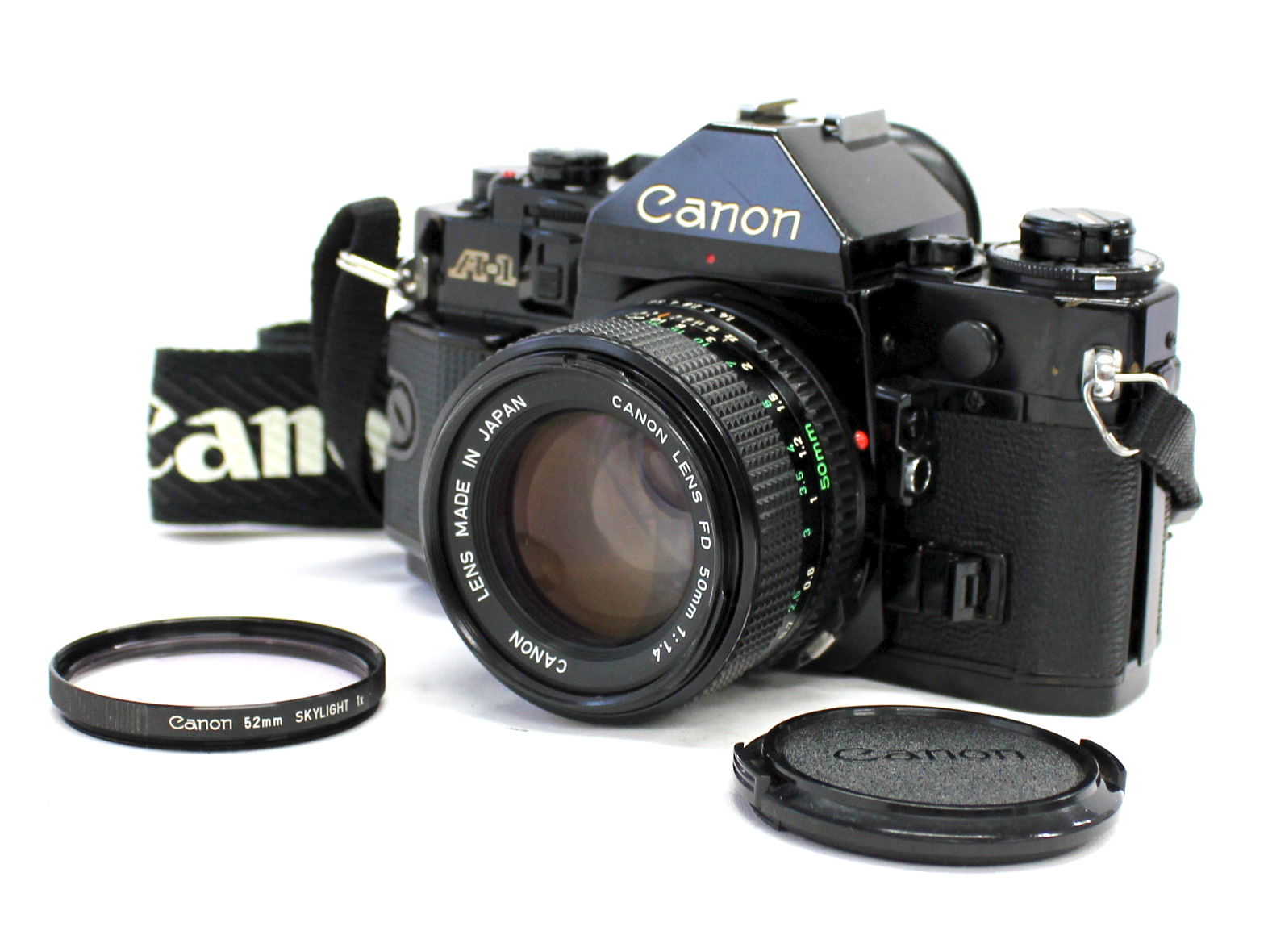 Japan Used Camera Shop | [Exc++++] Canon A-1 35mm SLR Film Camera with New FD NFD 50mm F/1.4 from Japan