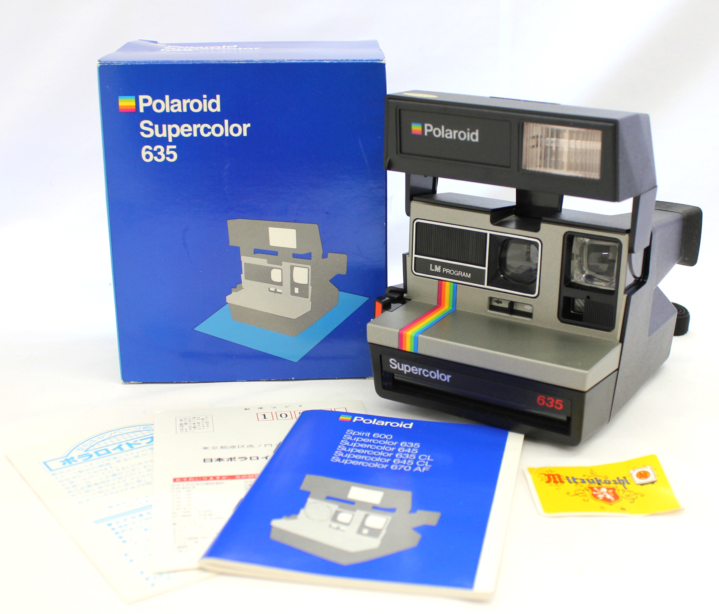 [Mint in Box] Polaroid Supercolor 635 LM Program (Tested) from Japan