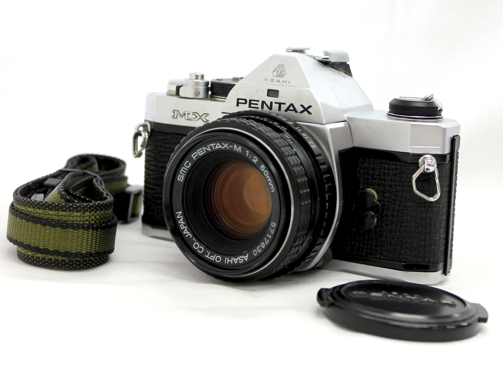 Japan Used Camera Shop | [Excellent++++] Pentax MX SLR 35mm Film Camera with SMC Pentax-M 50mm F/2 Lens from Japan