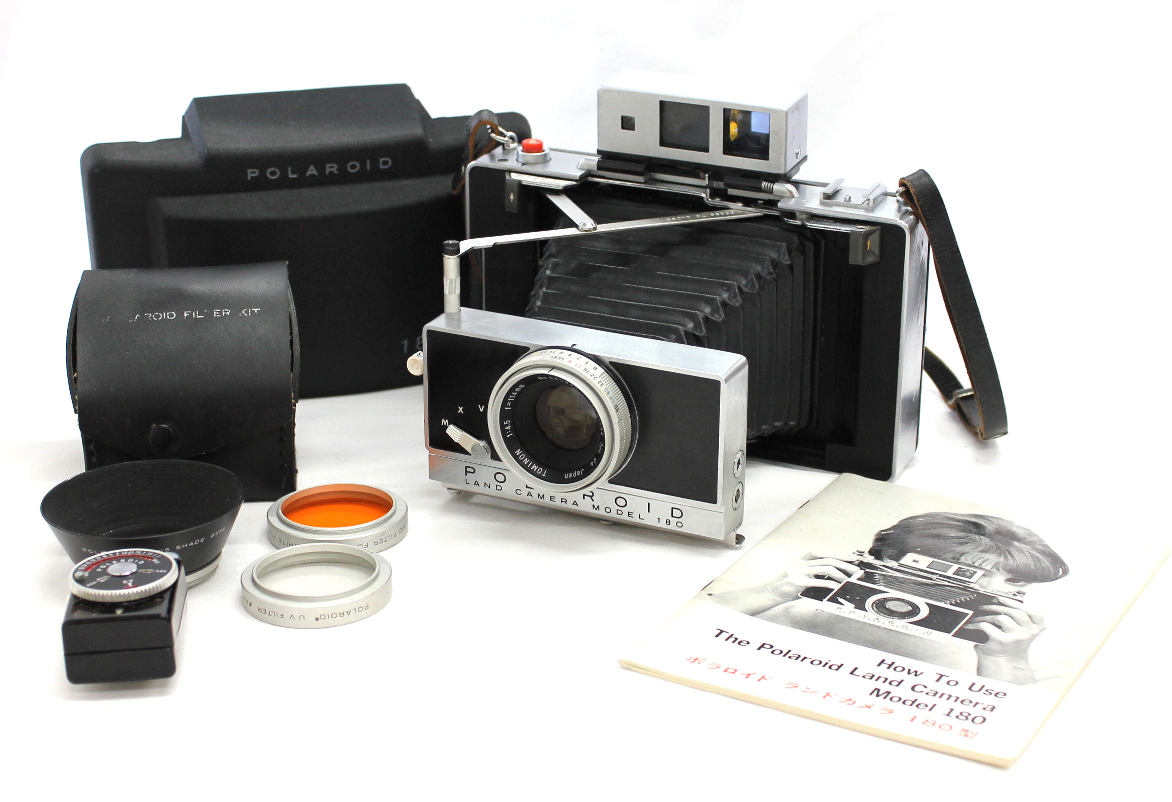 Japan Used Camera Shop | [Excellent++++] Polaroid Land Camera Model 180 Instant Film Camera w/ Tominon 114mm F/4.5 from Japan
