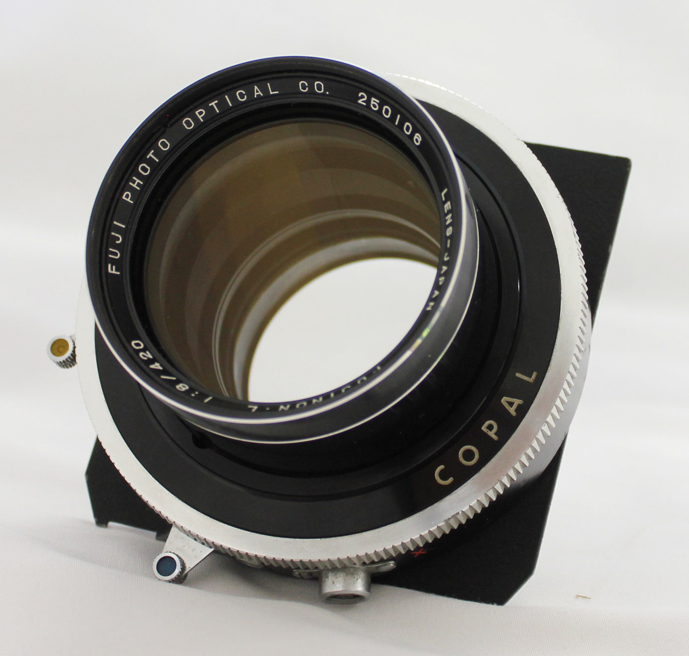 Japan Used Camera Shop | Fuji Fujinon L 420mm F/8 8x10 4x5 Lens w/ Copal No.3 Linhof Board from Japan