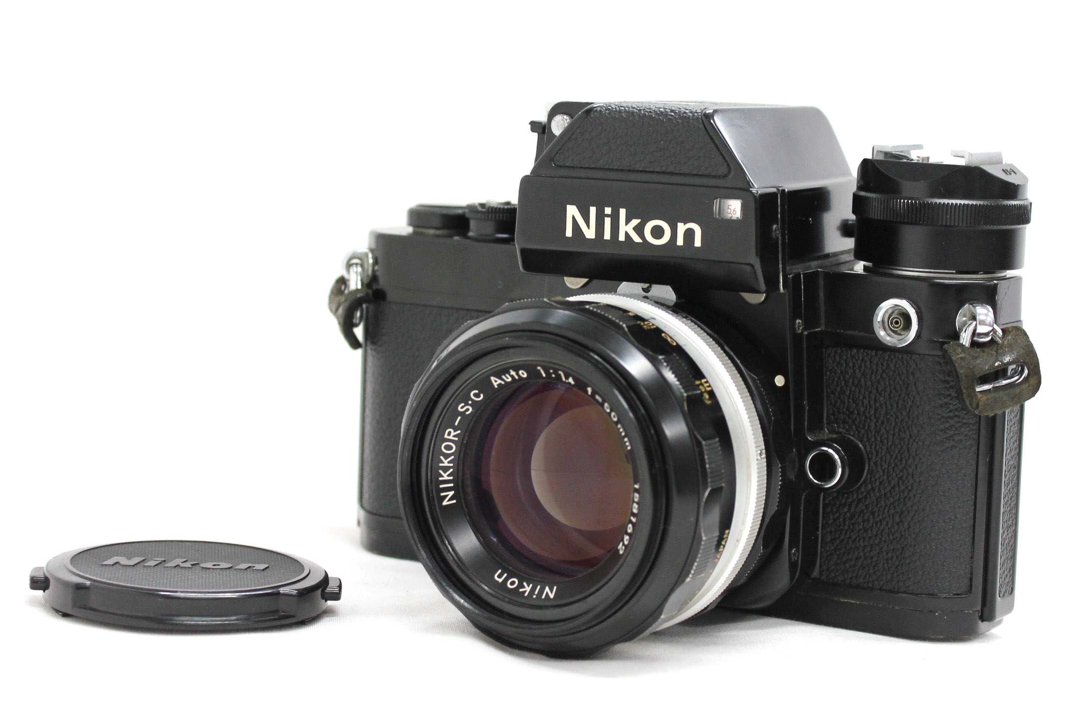 Japan Used Camera Shop | Nikon F2 Photomic DP-1 Black with Nikkor S.C 50mm F/1.4 Lens and AS-1 Flash Light Coupler from Japan