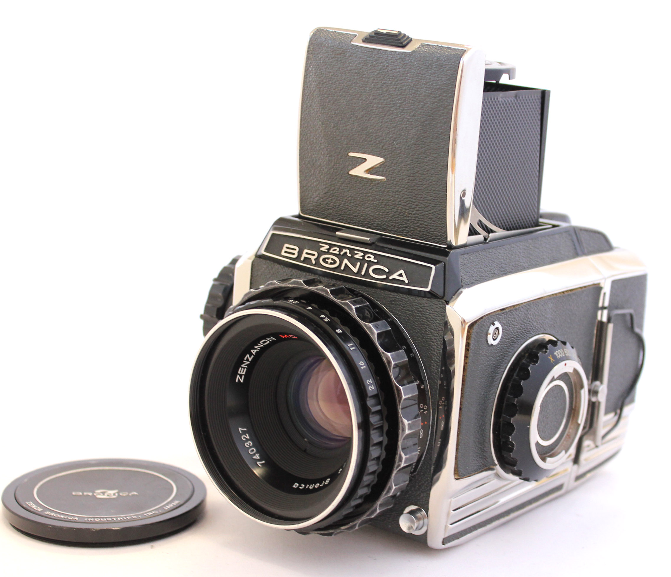 Zenza Bronica S2A Final Model (S/N CB156*) w/ Zenzanon MC 75mm F/2.8 and 6x6 Film Back from Japan