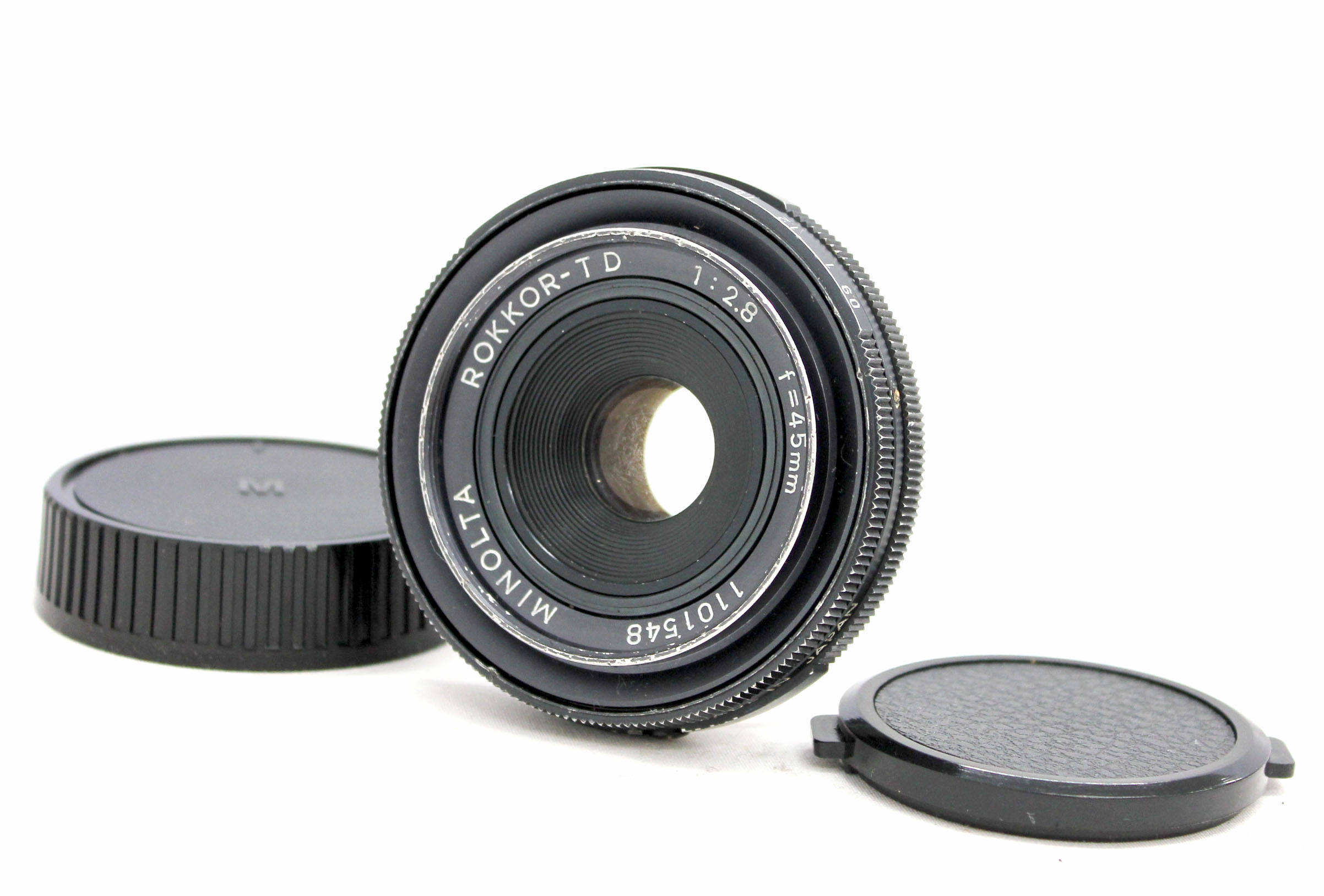Japan Used Camera Shop | [Rare] Minolta Rokkor-TD 45mm F/2.8 MF Pancake Lens for SR Mount from Japan