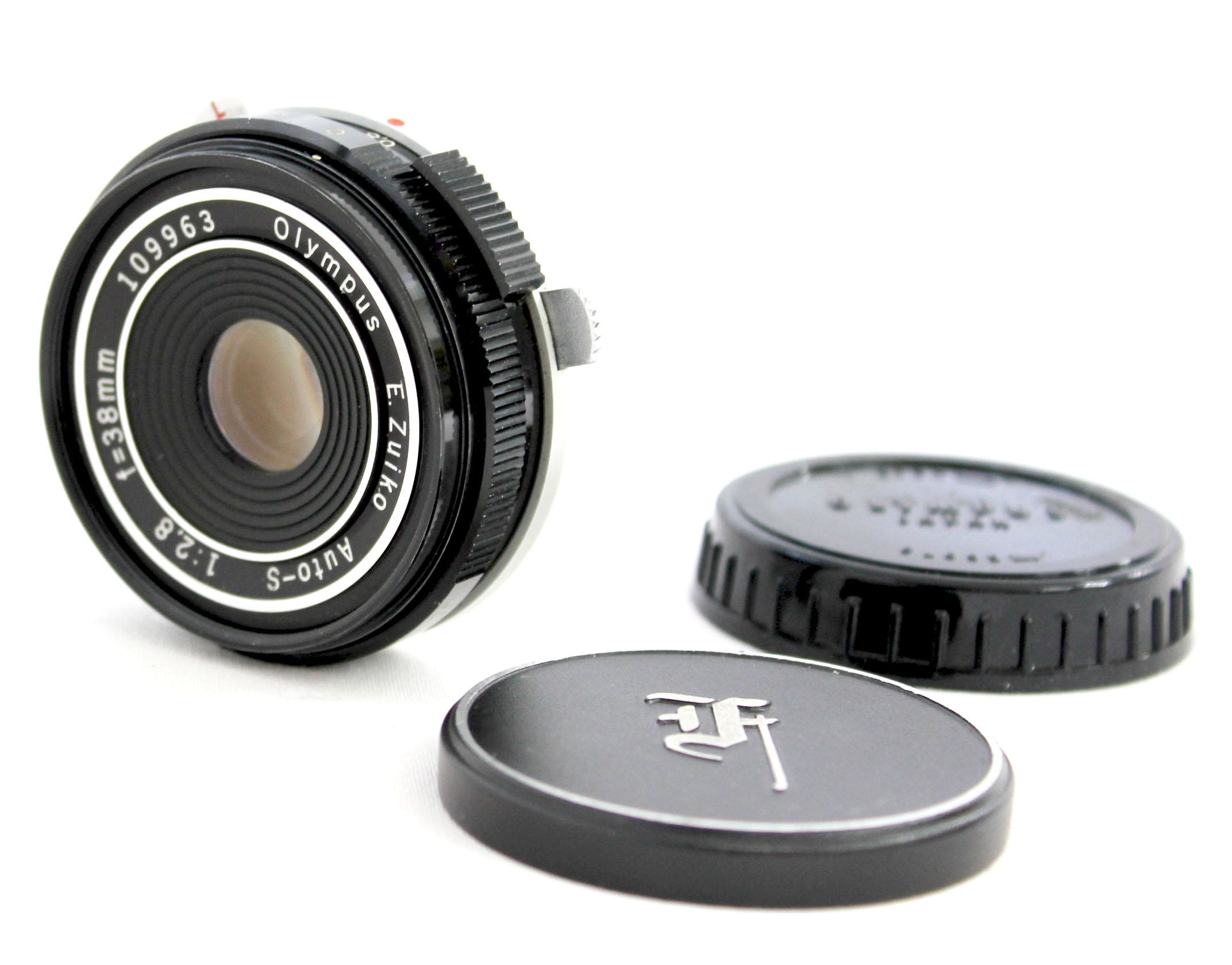 Japan Used Camera Shop | [Near Mint] Olympus E.Zuiko Auto-S 38mm F/2.8 Pancake Lens for PEN F FT from Japan