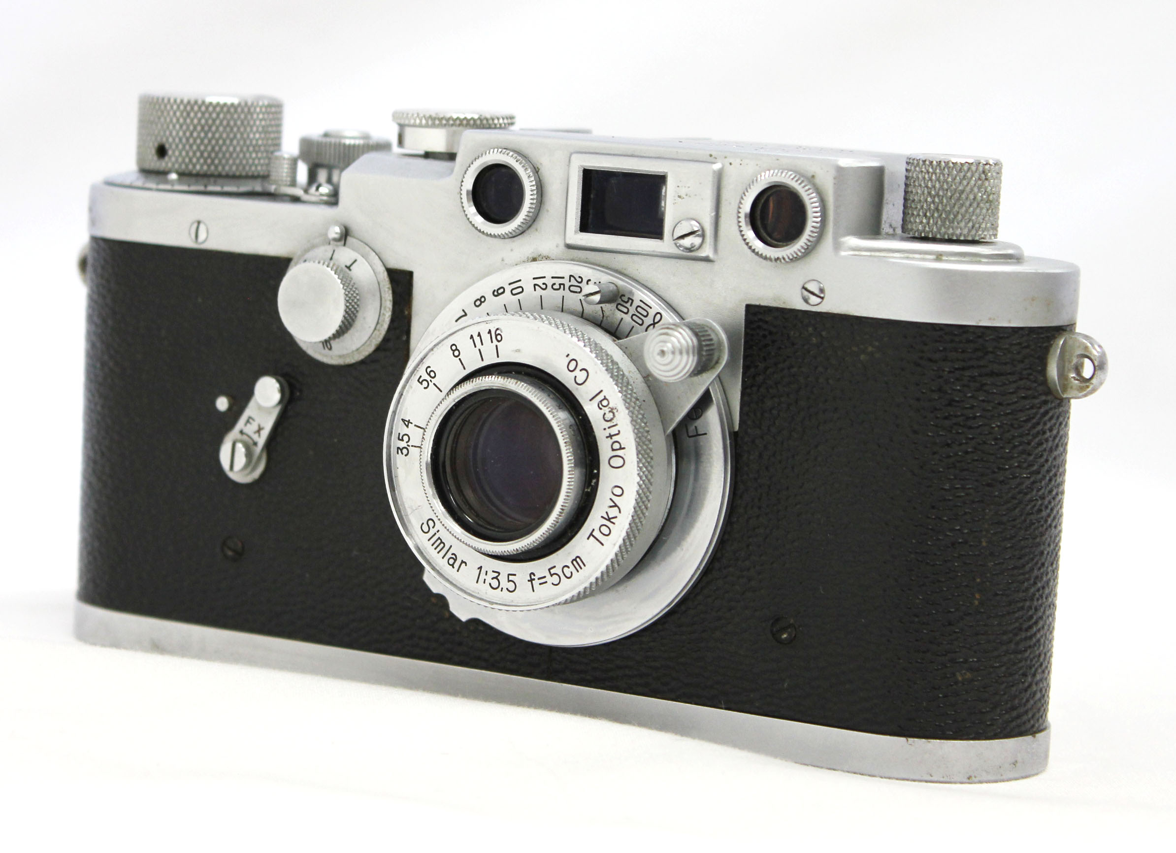 Leotax F Leica Screw Mount LTM M39 Rangefinder Camera with 50mm F/3.5 Lens from Japan