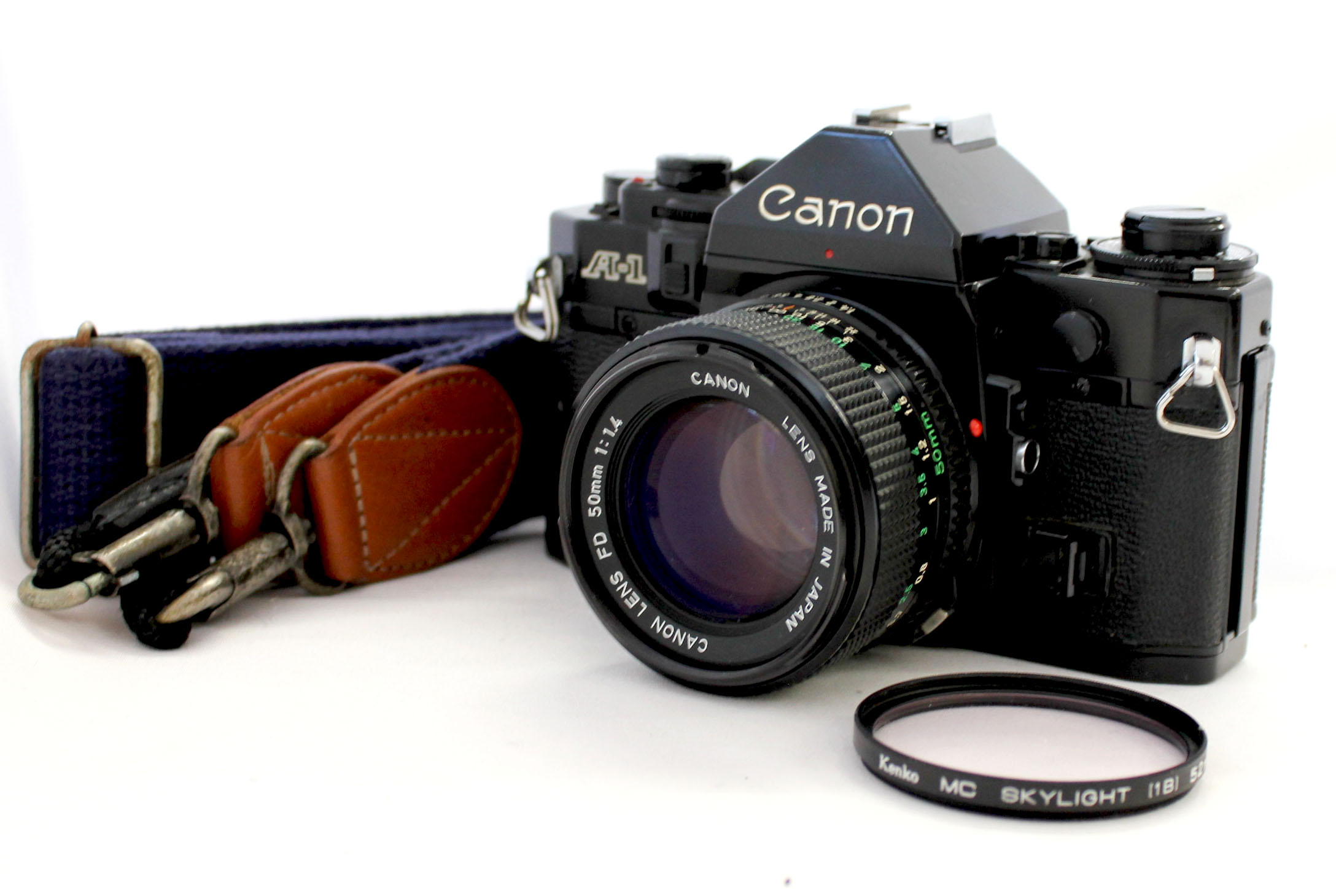 Japan Used Camera Shop | Canon A-1 35mm SLR Film Camera with New FD NFD 50mm F/1.4 Lens from Japan