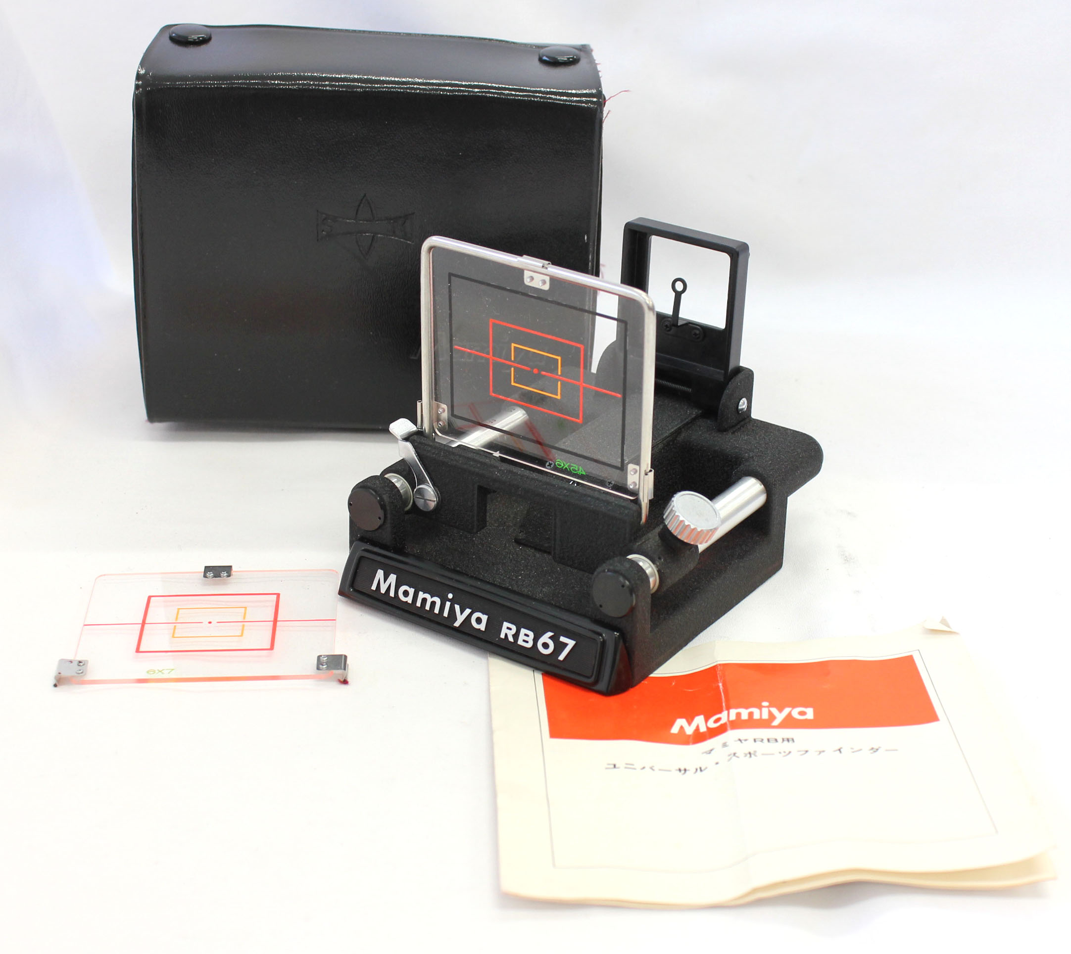 Japan Used Camera Shop | Mamiya Universal Sports Finder for RB67 in Case from Japan