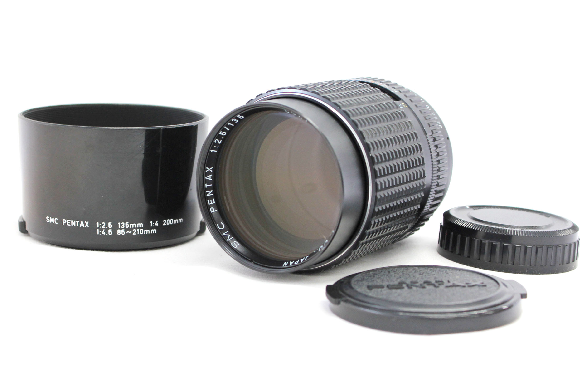 Japan Used Camera Shop | [Near Mint] Pentax SMC PENTAX 135mm F/2.5 MF K Mount Lens with Hood from Japan  