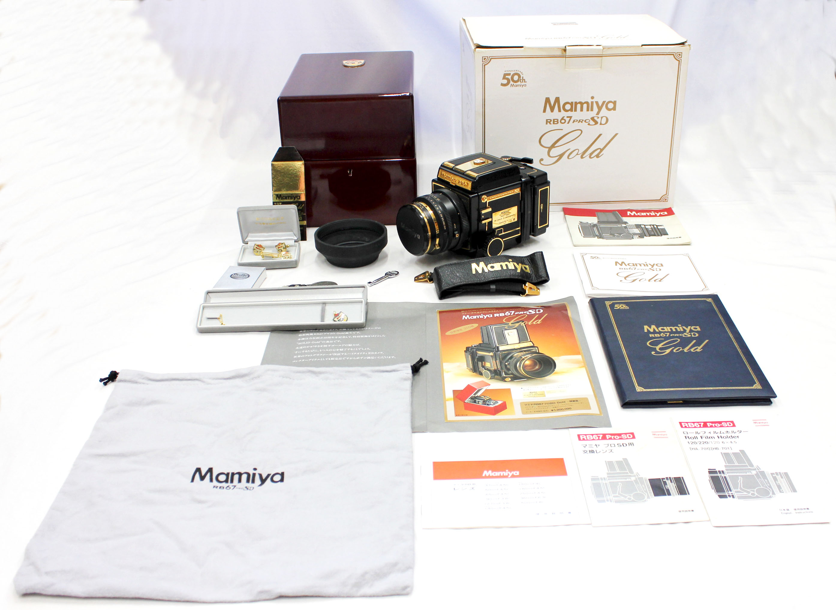 Japan Used Camera Shop | Mamiya RB67 Pro SD Gold K/L 127mm F/3.5 50 Years Limited Edition of 300 from Japan