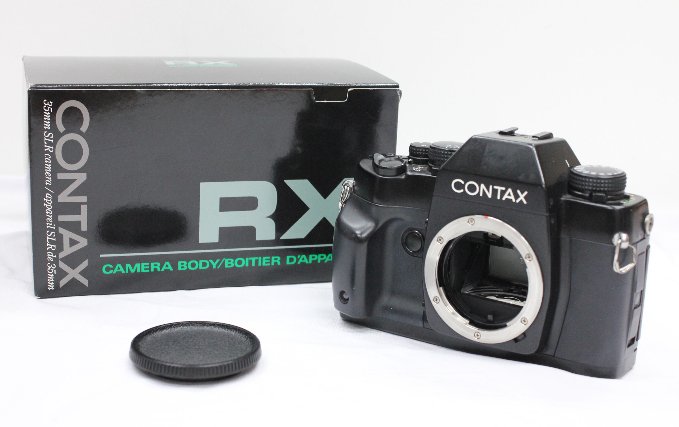 Japan Used Camera Shop | [Excellent+++++] Contax RX 35mm SLR Film Camera Black Body with Box from Japan