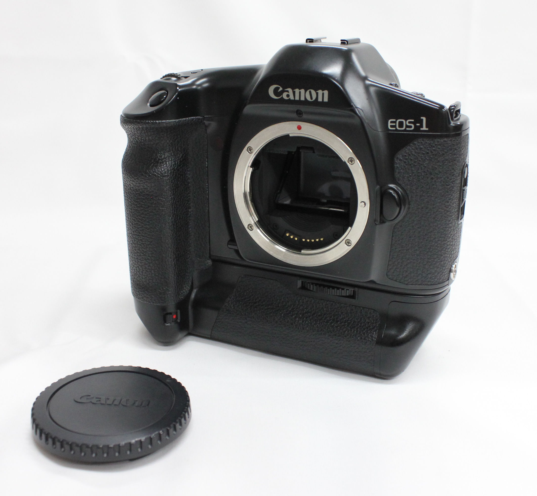 Japan Used Camera Shop | [Near Mint] Canon EOS-1 HS 35mm SLR Film Camera Body w/ Power Drive Booster E1 from Japan