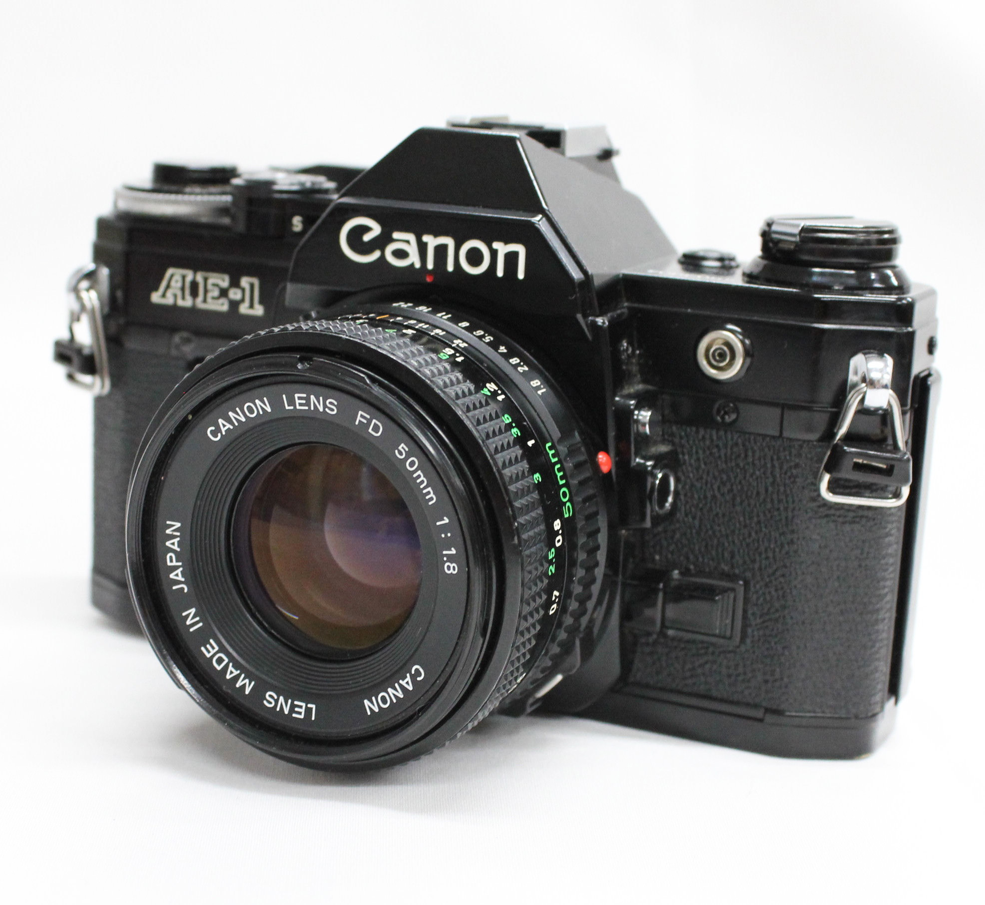 Canon AE-1 Program 35mm SLR Film Camera Black with New FD 50mm F/1.4 Lens  from Japan (C1840) | Big Fish J-Camera (Big Fish J-Shop)