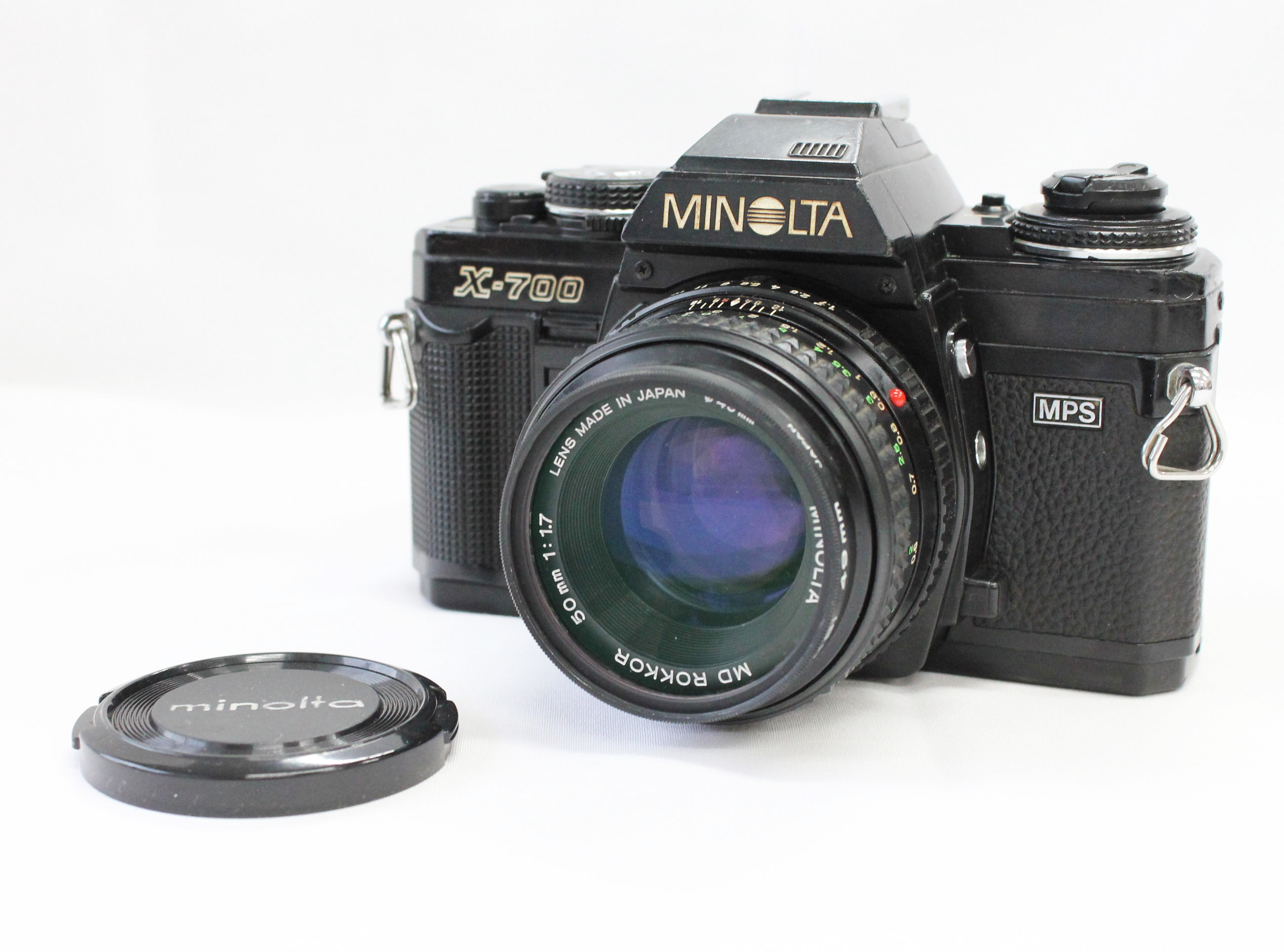 Japan Used Camera Shop | [Excellent+++++] Minolta New X-700 SLR Film Camera + Bonus MD Rokkor 50mm F1.7 Lens from Japan