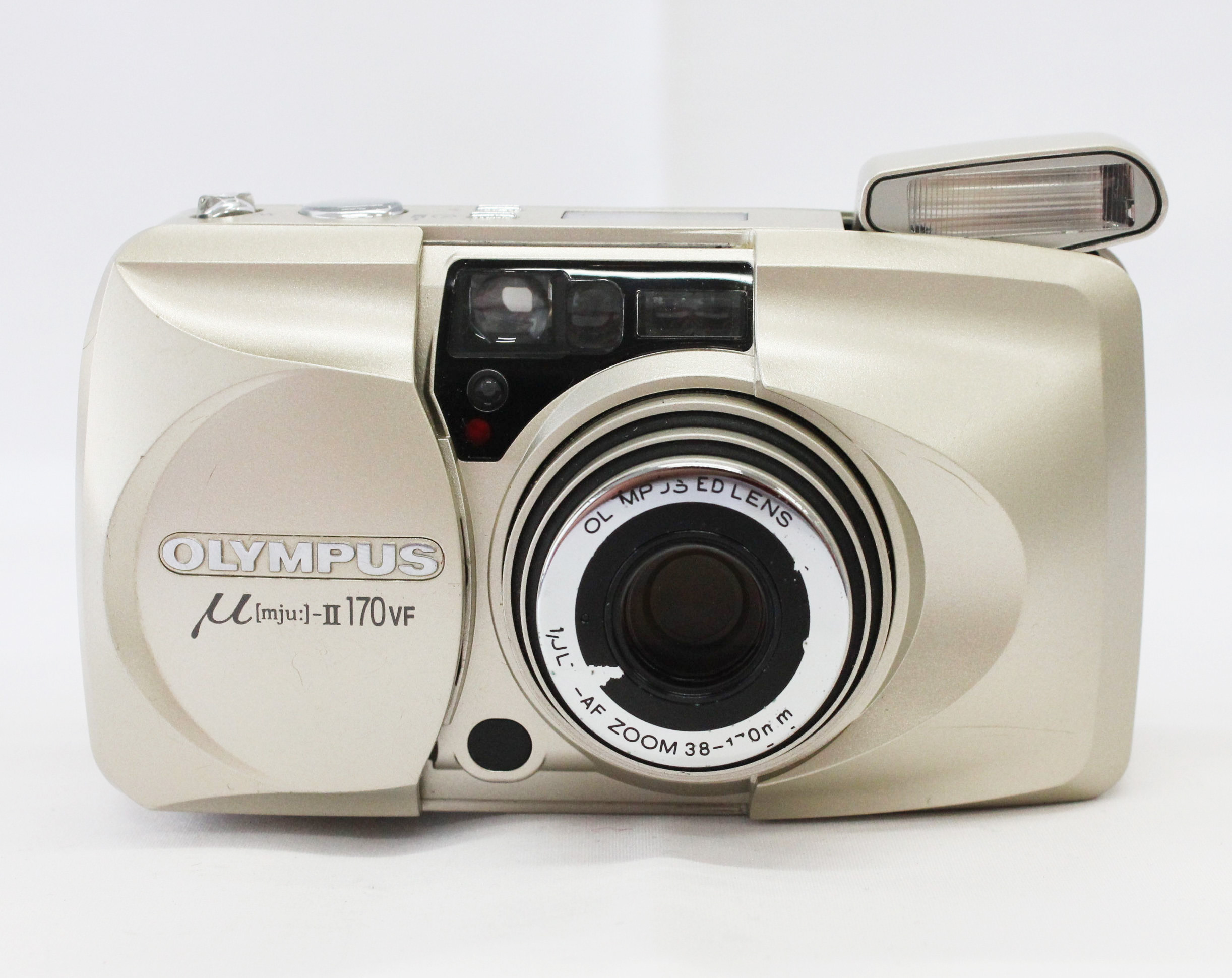  Olympus μ MJU II 170 VF Multi-AF Zoom 35mm Point & Shoot Film Camera with Remote Control RC-300C from Japan Photo 2