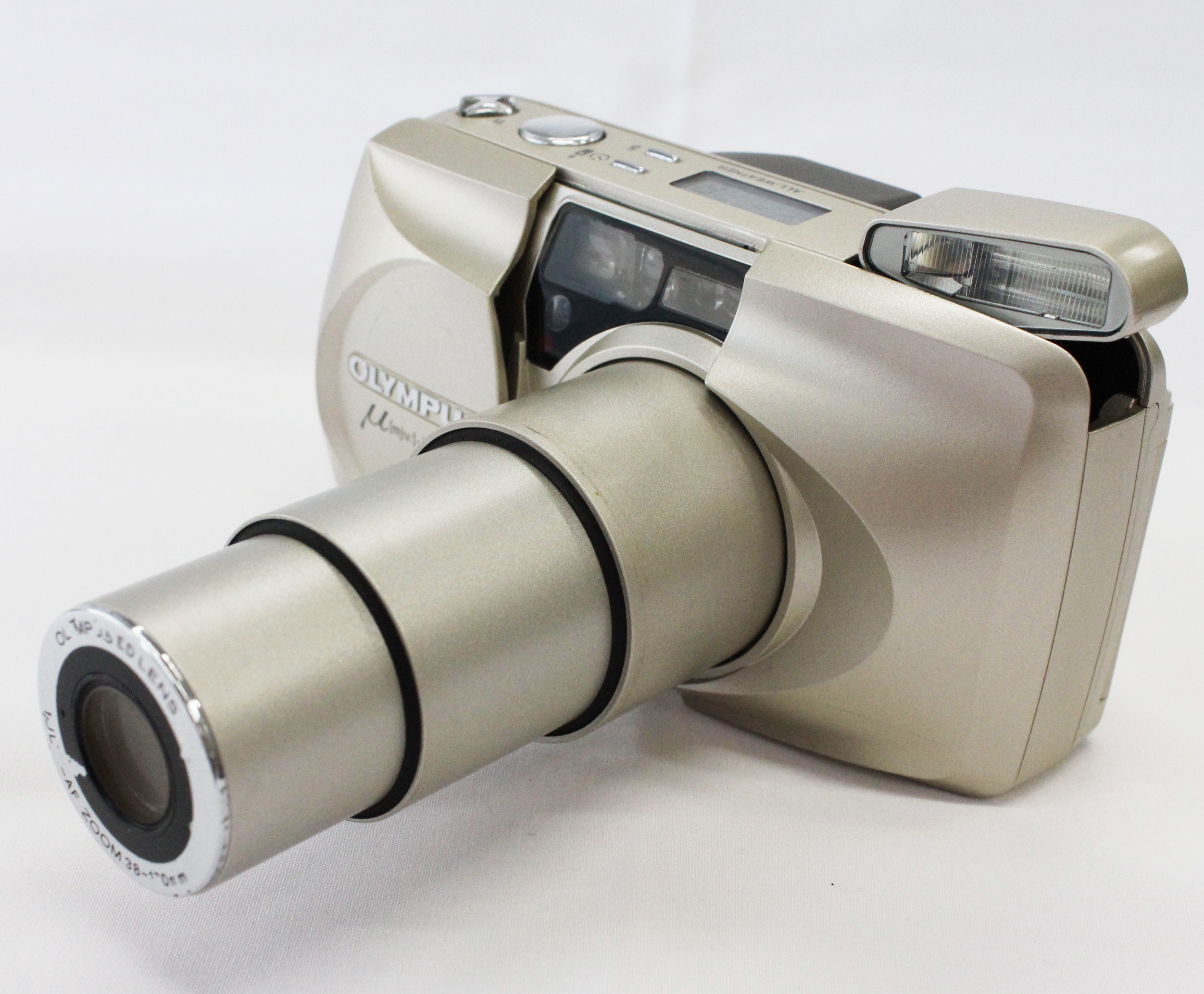 Olympus μ MJU II 170 VF Multi-AF Zoom 35mm Point & Shoot Film 
