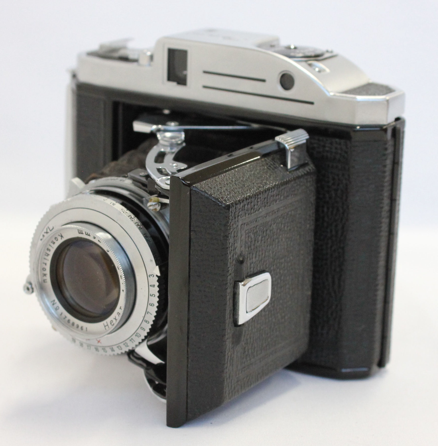 [Near Mint] Konica Konishiroku Pearl III  6x4.5 Camera with Hexar 75mm F/3.5 Lens from Japan