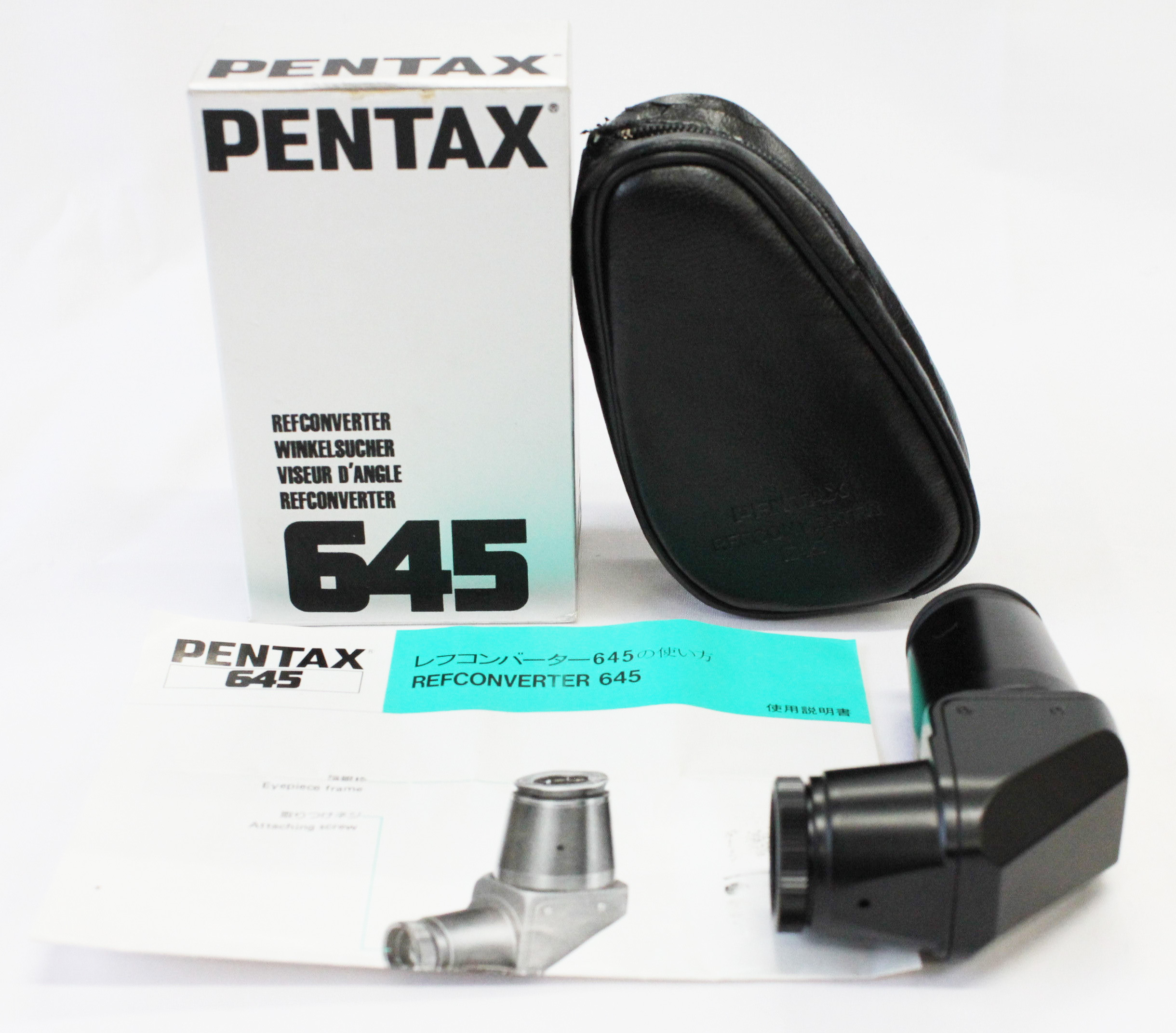 Japan Used Camera Shop | [Mint with Box] Pentax 645 Refconverter Angle Finder from Japan