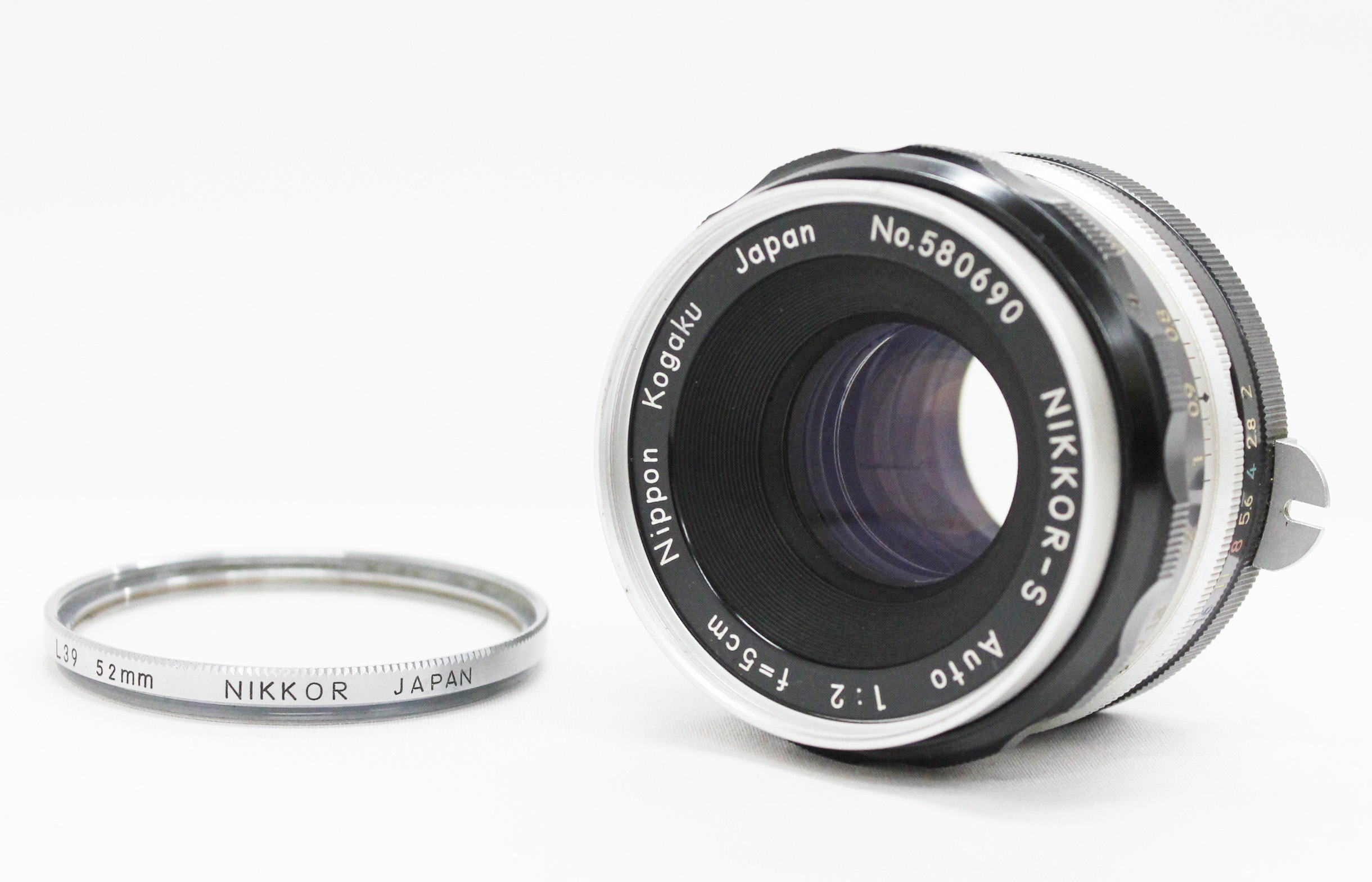 Japan Used Camera Shop | [Excellent+++++] Nikon Nippon Kogaku Nikkor-S Auto Non-Ai 5cm 50mm F/2 Lens Japan