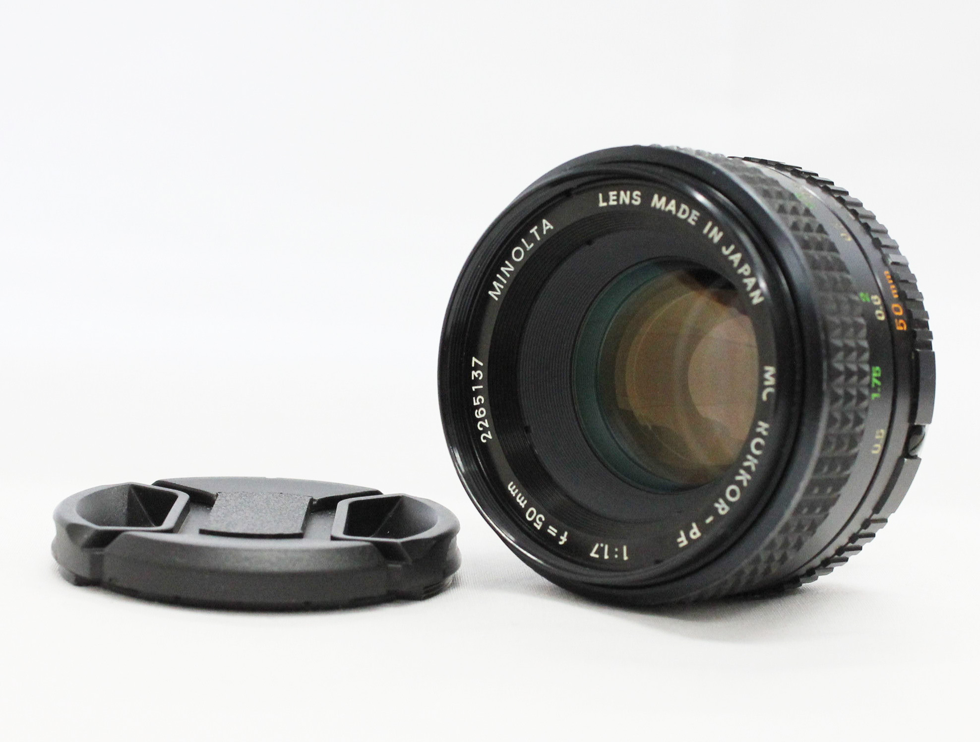Japan Used Camera Shop | [Excellent+++] Minolta MC-Rokkor-PF 50mm F/1.7 MF Lens for MD Mount from Japan