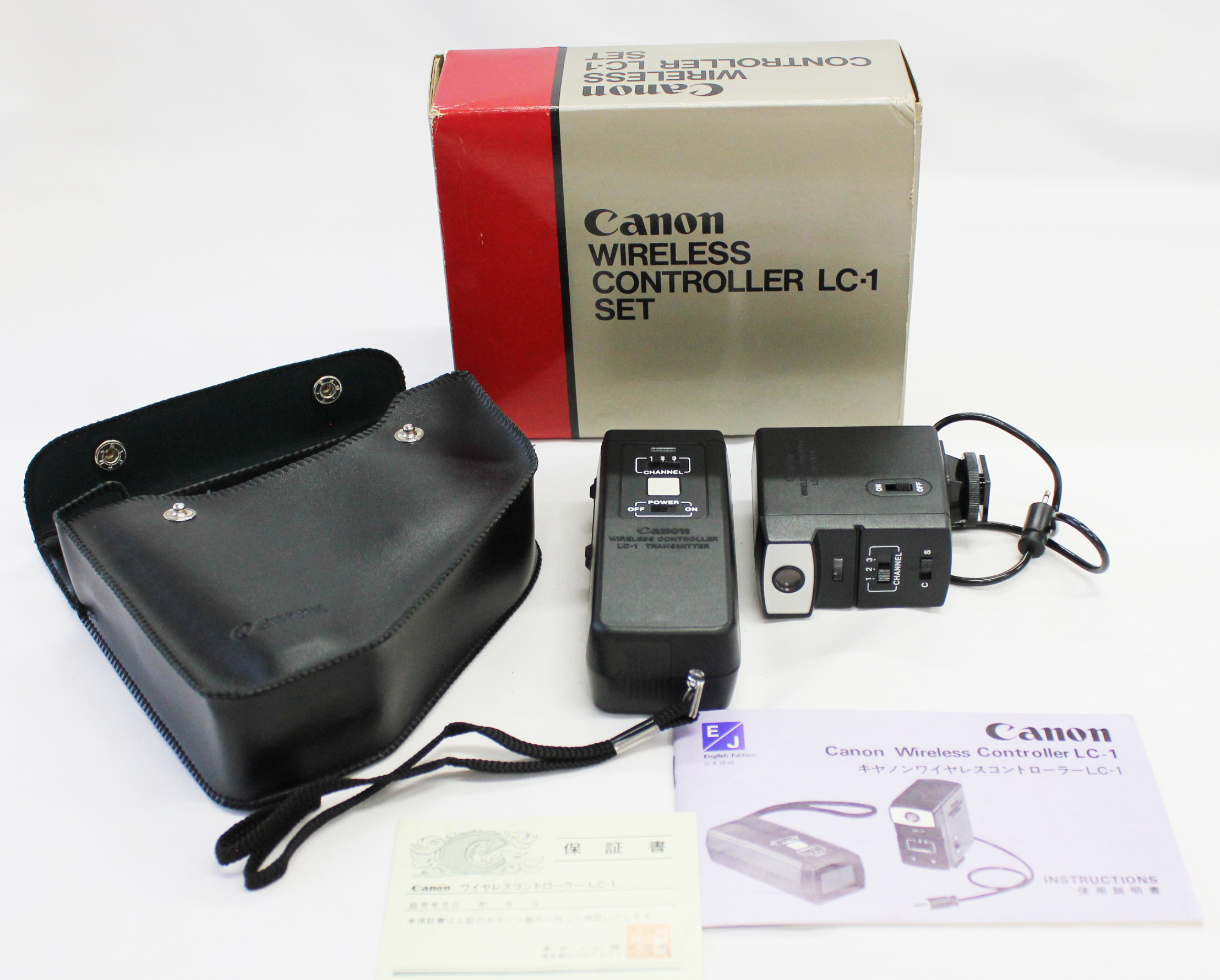 Japan Used Camera Shop | Canon Wireless Controller LC-1 Transmitter Receiver Set in Box for A-1 & F-1 from Japan 