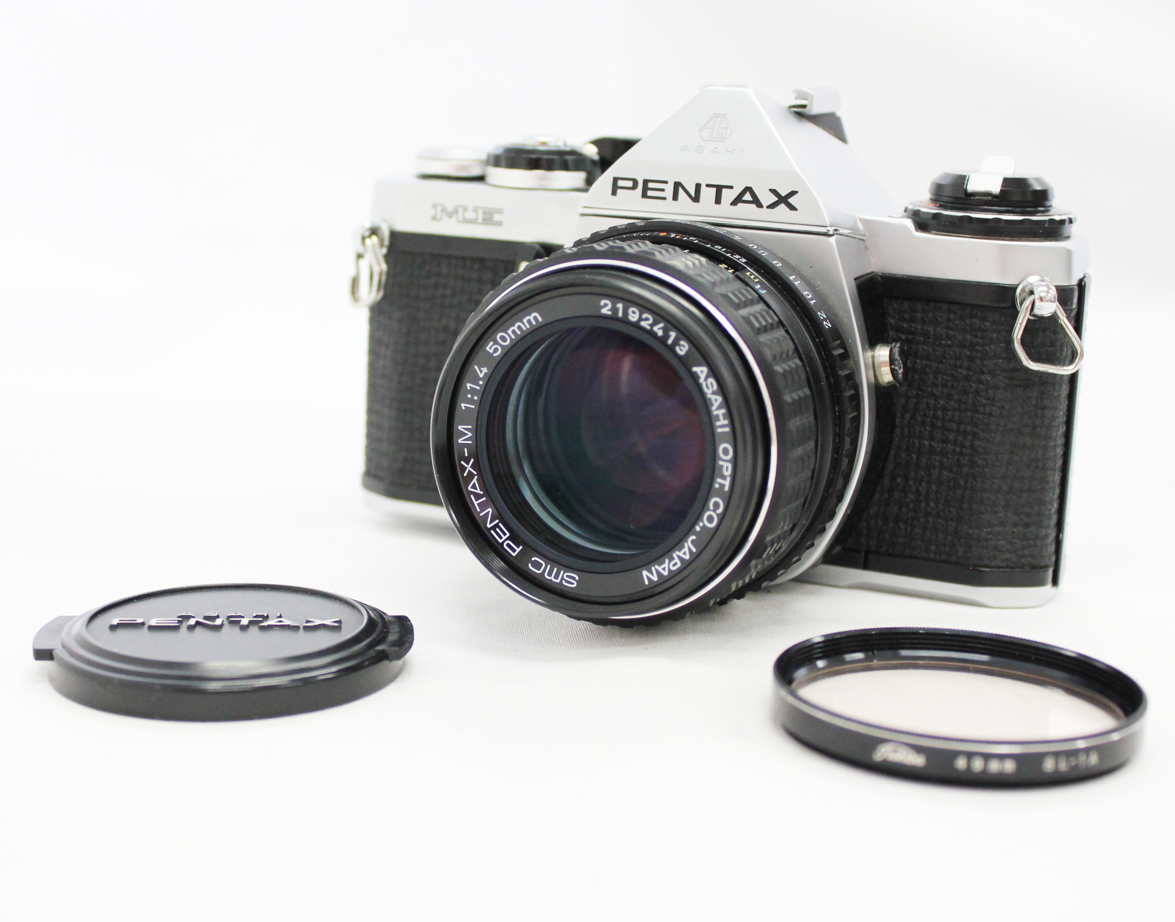 Japan Used Camera Shop | [Excellent++++] Pentax ME 35mm SLR Camera with smc Pentax-M 50mm F/1.4 Lens from Japan