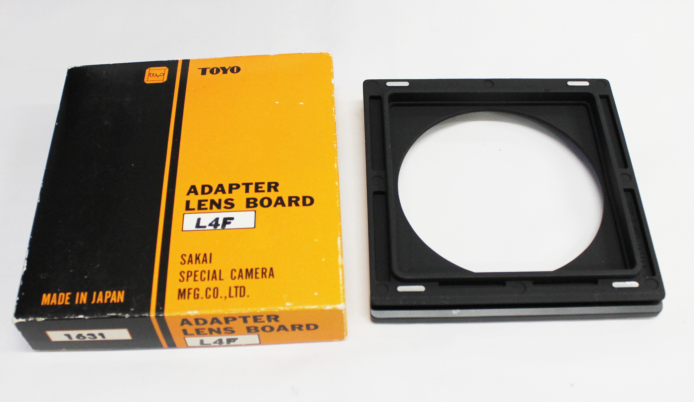 Japan Used Camera Shop | [Near Mint] Toyo Linhof Lens Board Adapter No.1631 AL4F for Toyo Field 45A 45A II from Japan 