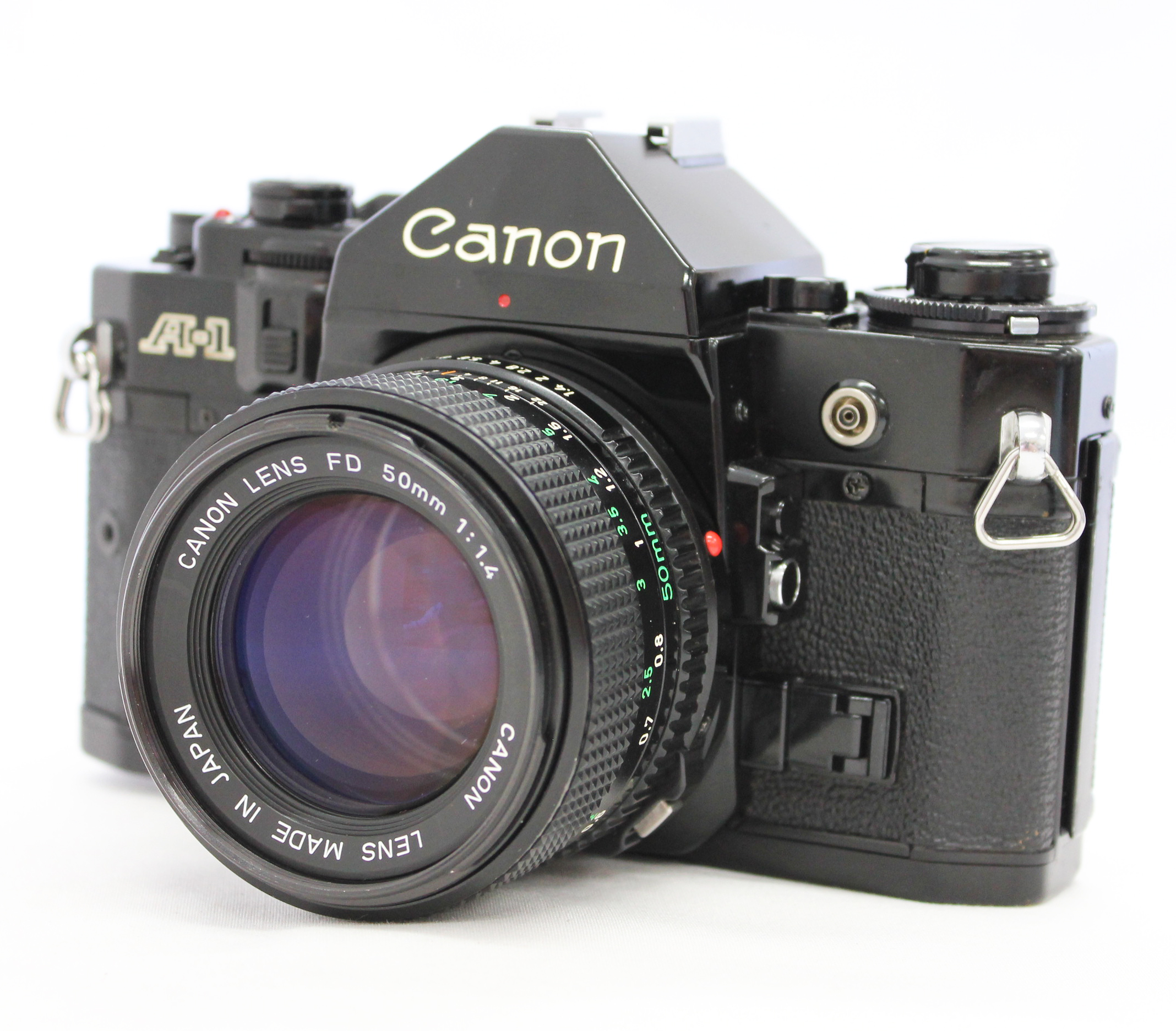 Japan Used Camera Shop | [Excellent+++++] Canon A-1 35mm SLR Film Camera with New FD 50mm F/1.4 Lens from Japan