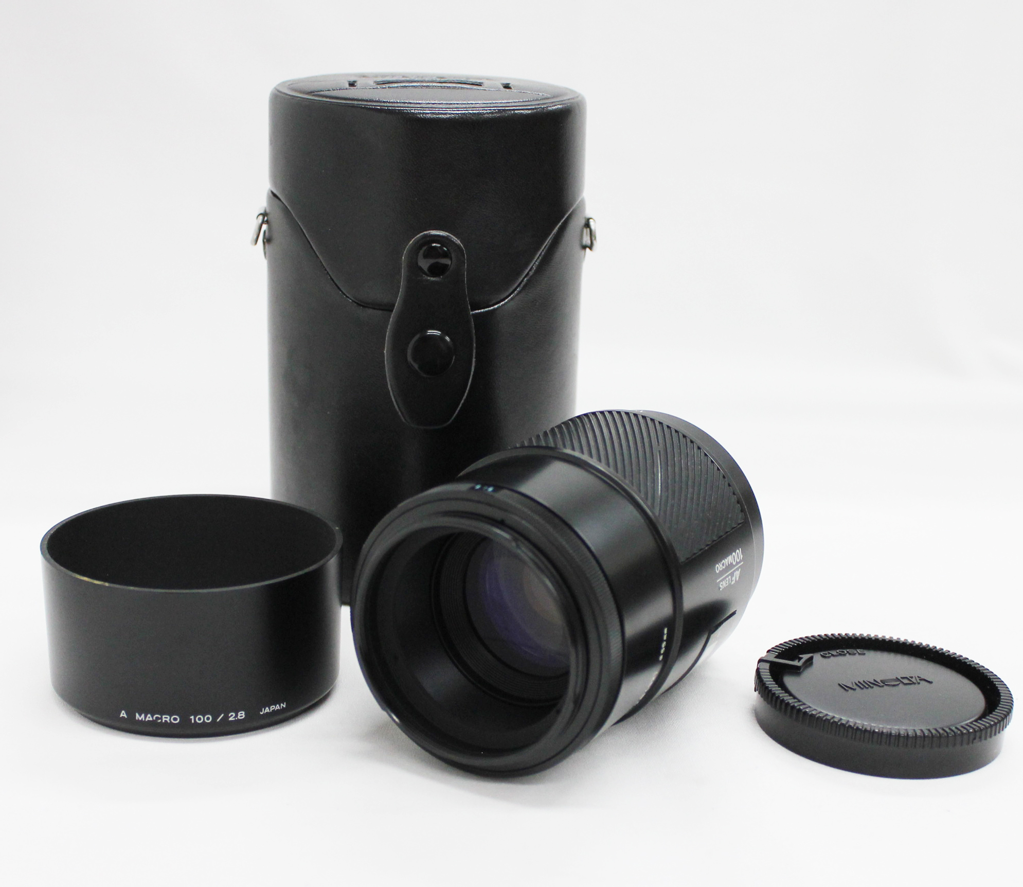 Japan Used Camera Shop | [Near Mint] Minolta AF Macro 100mm F/2.8 Lens for Sony A Mount with Case from Japan