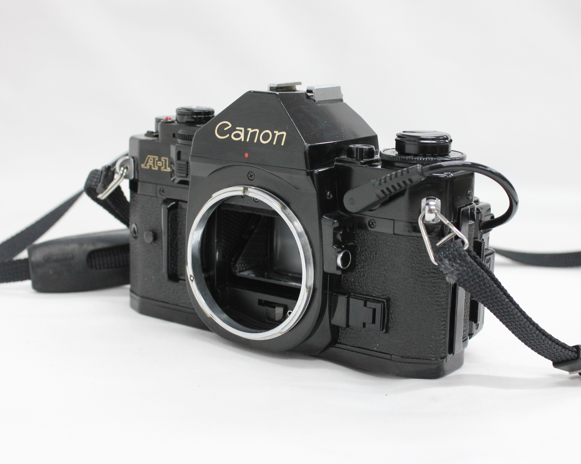 Japan Used Camera Shop | Canon A-1 Black 35mm SLR Camera Body with Data Back A from Japan