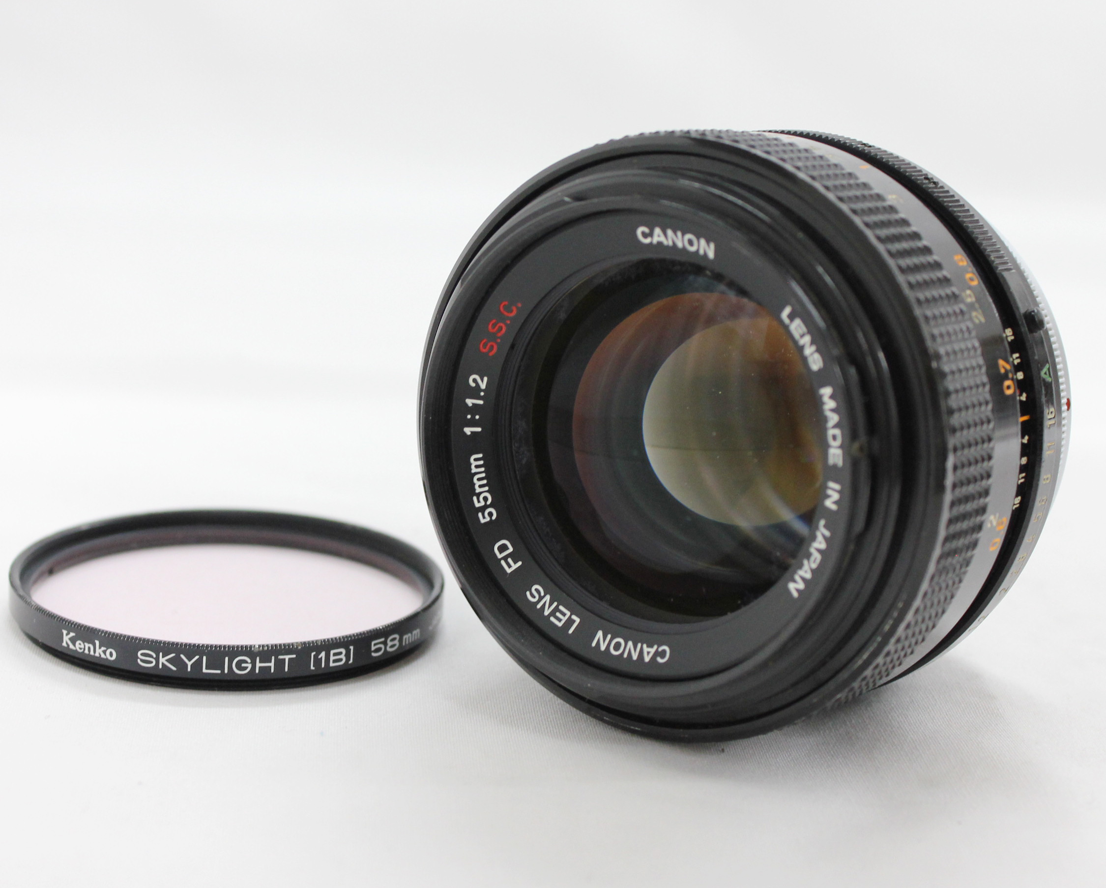 Japan Used Camera Shop | [Excellent++] Canon FD 55mm F/1.2 S.S.C. ssc MF Lens from Japan