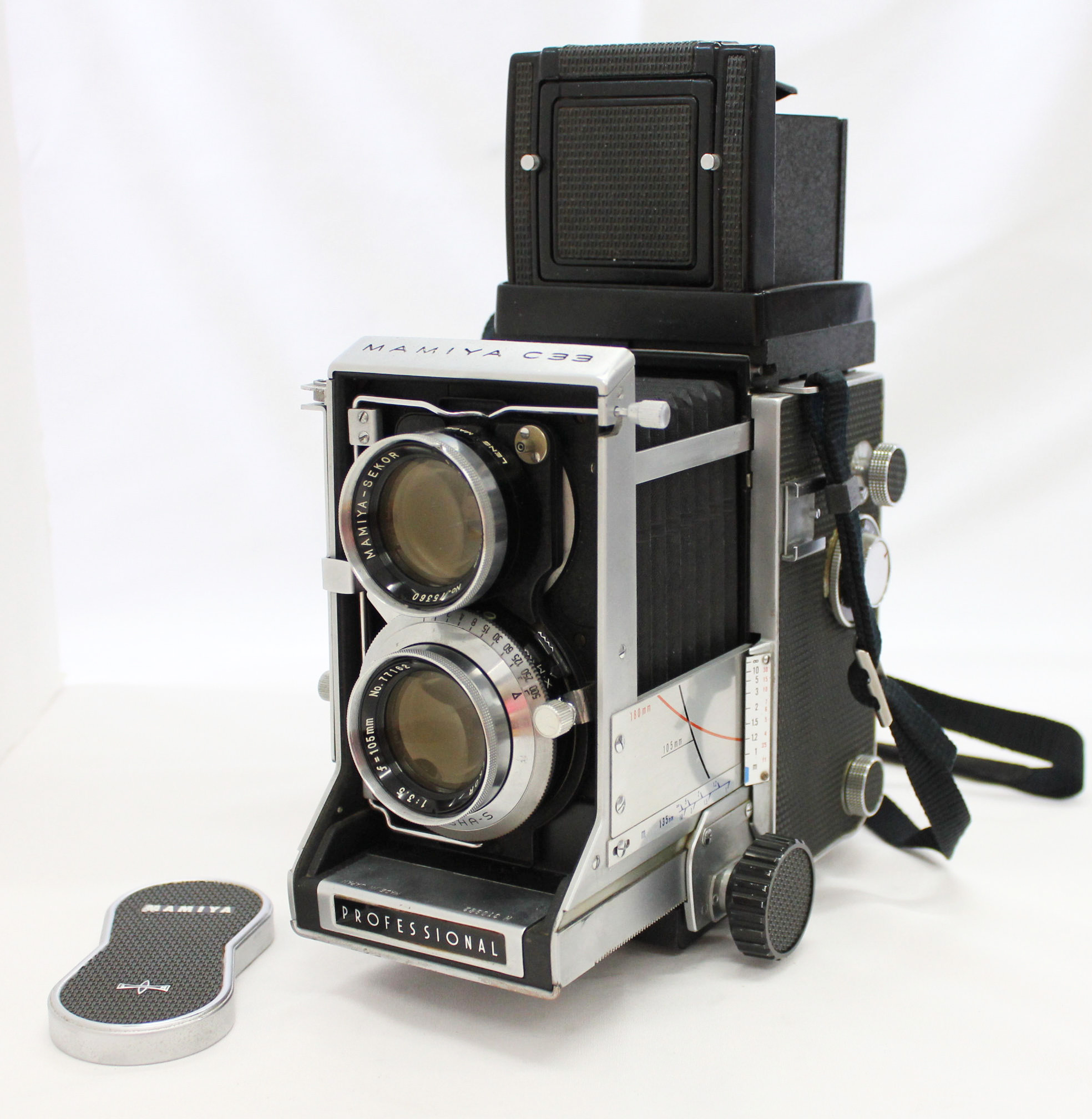 [Excellent ++++] Mamiya C33 Professional Medium Format TLR with 105mm F/3.5 Lens from Japan