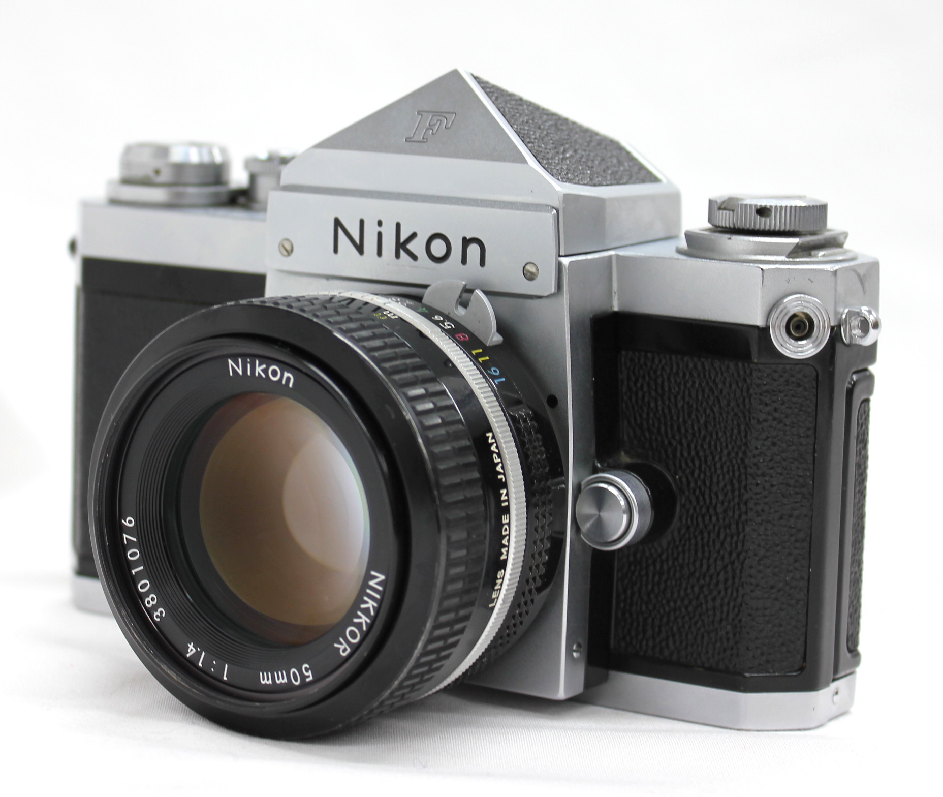 Nikon F Eye Level 35mm SLR Film Camera w/ 50mm F/1.4 Lens from Japan  (C1570) | Big Fish J-Camera (Big Fish J-Shop)