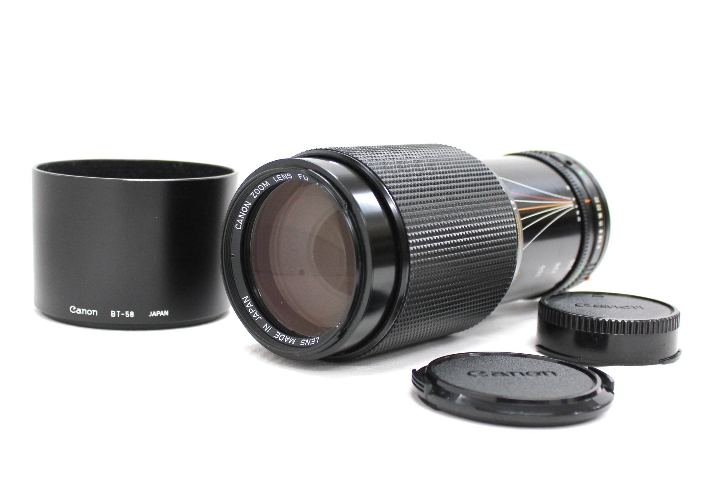 Japan Used Camera Shop | [Mint] Canon New FD NFD 70-210mm F4 Zoom Macro Lens with Lens Hood BT-58 from Japan