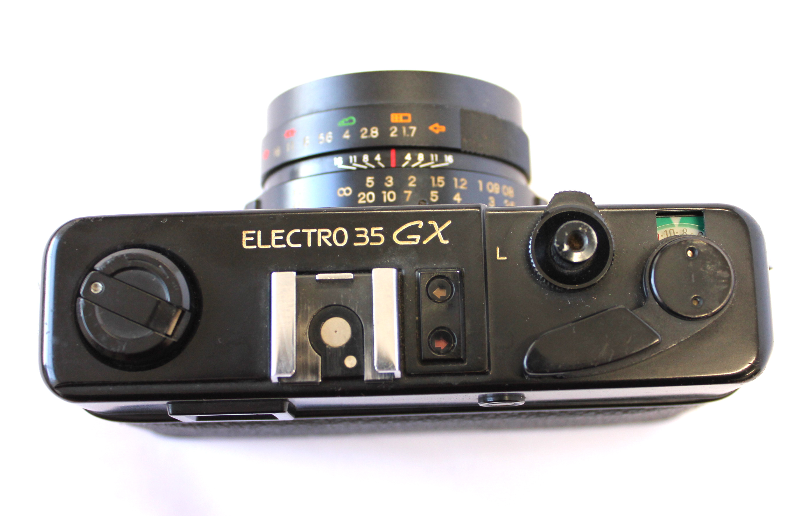Yashica Electro 35 GX Rangefinder Camera Black w/40mm F/1.7 Lens from Japan Photo 6