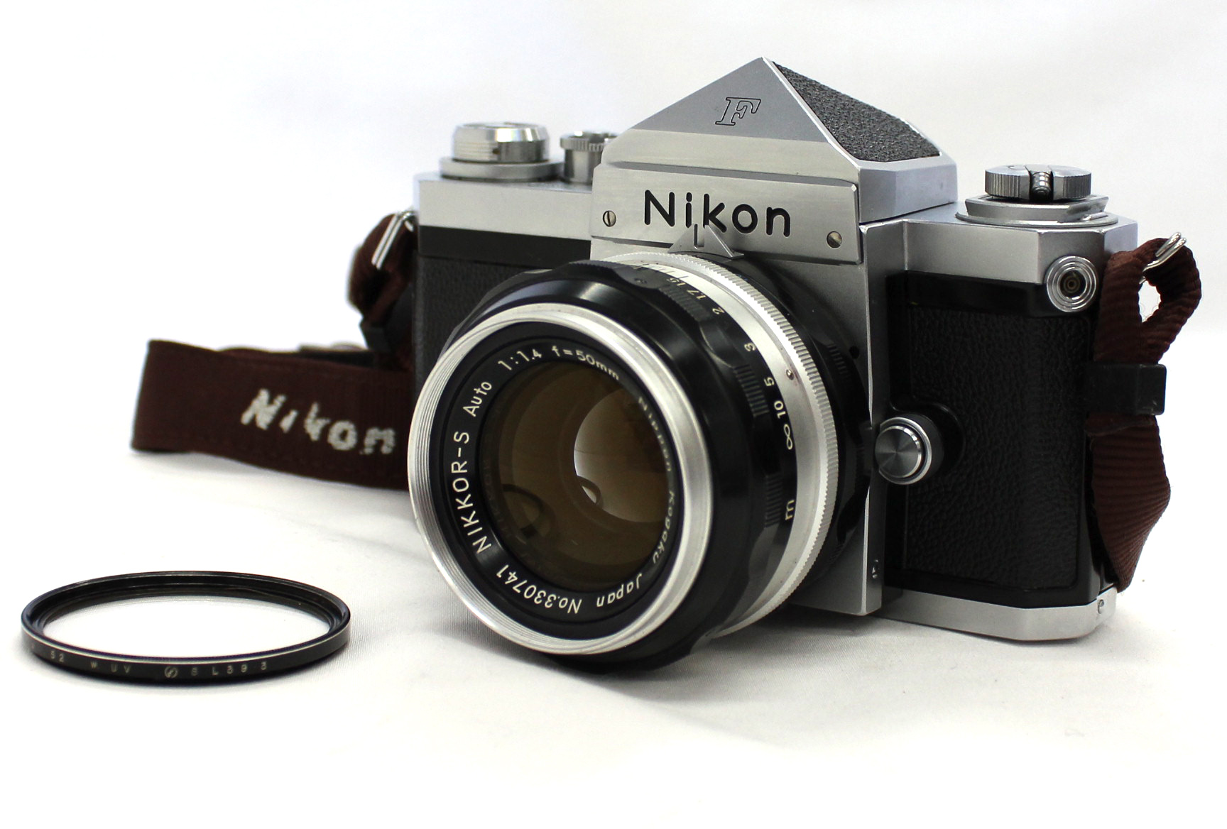 Japan Used Camera Shop | [Excellent++++] Nikon F Eye Level 35mm SLR Film Camera w/ 50mm F/1.4 Lens from Japan