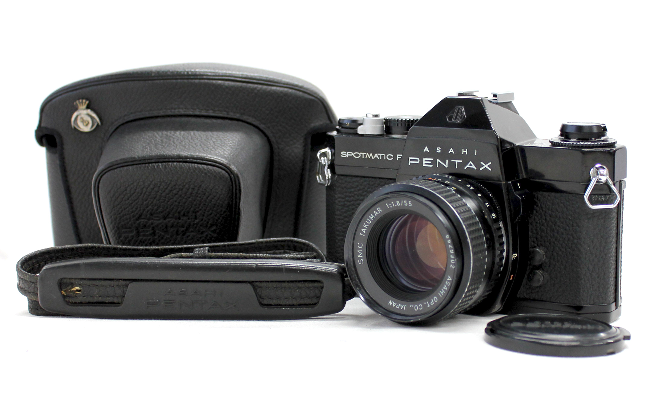 Japan Used Camera Shop | [Exc+5] Asahi Pentax Spotmatic F SPF Black SLR Camera w/ SMC Takumar 55mm F/1.8 Lens from Japan