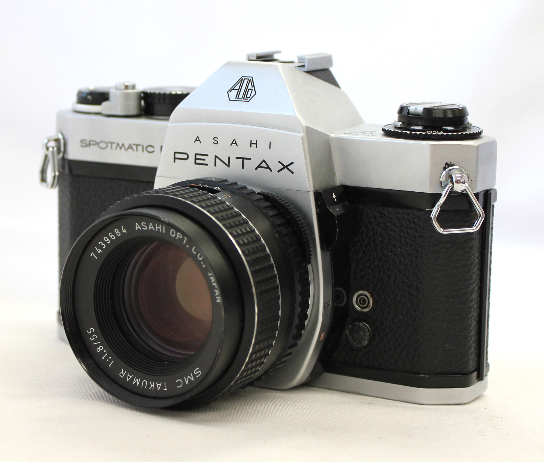 Asahi Pentax Spotmatic F SPF Camera w/ SMC Takumar 55mm F/1.8 from