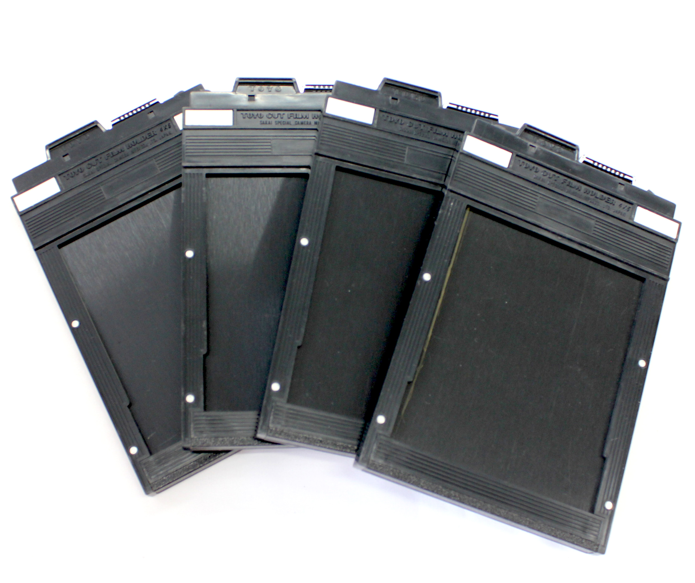 Japan Used Camera Shop | Toyo 4x5 Cut Film Holder Lot of 4 from Japan