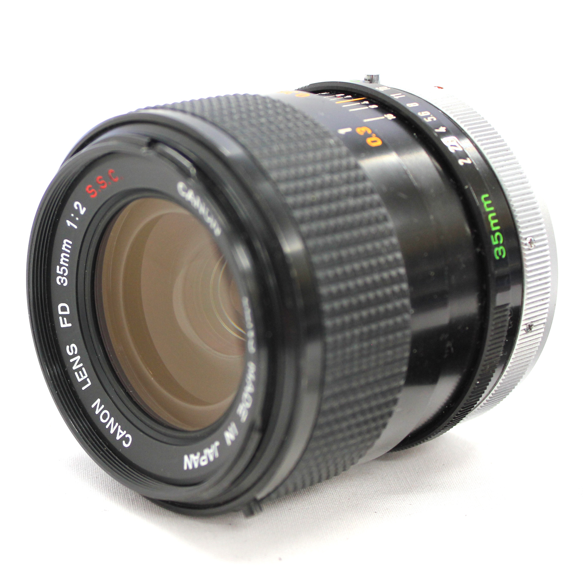 202☆Canon FD 35mm F 2 S.S.C. SSC☆完動品-