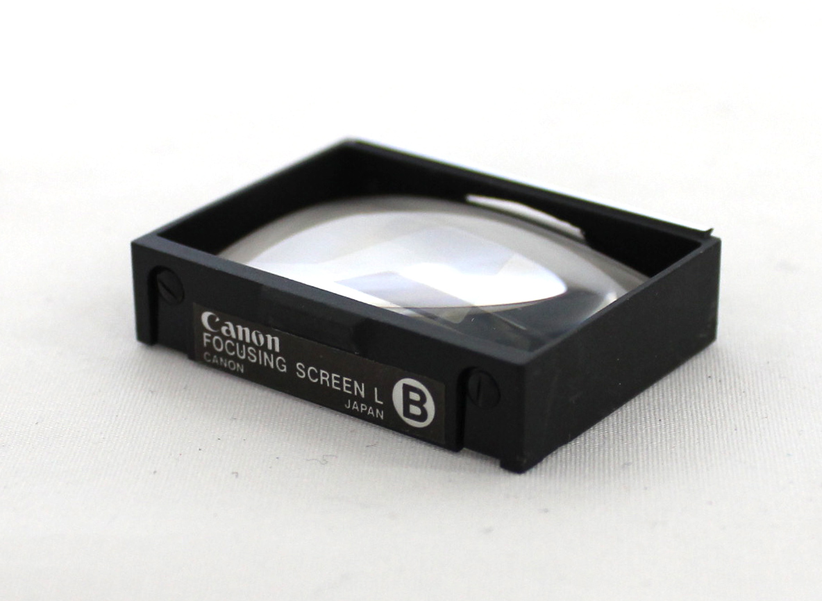  Canon Focusing Screen L Type B Split-Image for F1 SLR Camera from Japan Photo 1